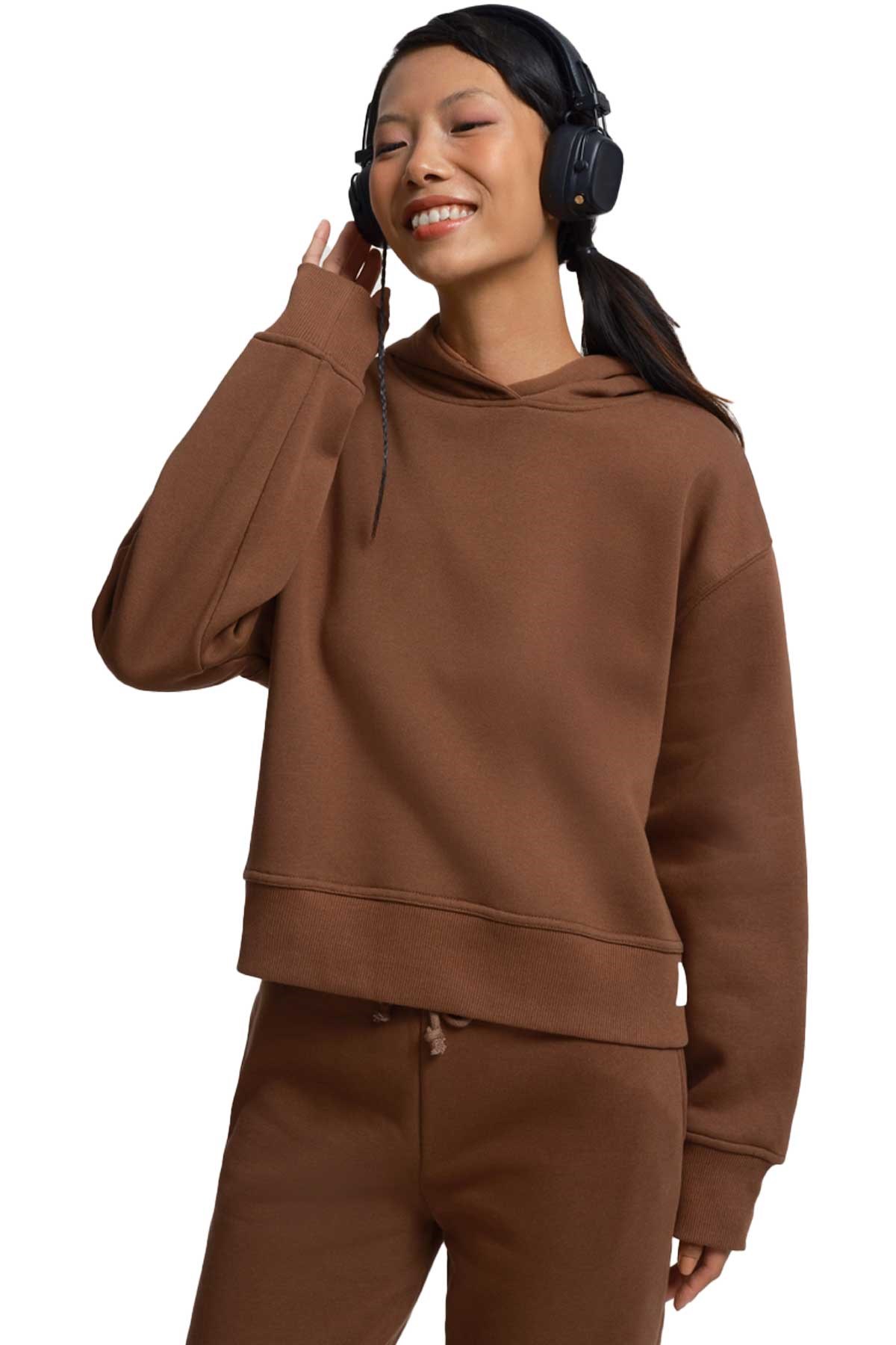 Loft Kadın Sweatshirt LF2033675 Kahverengi