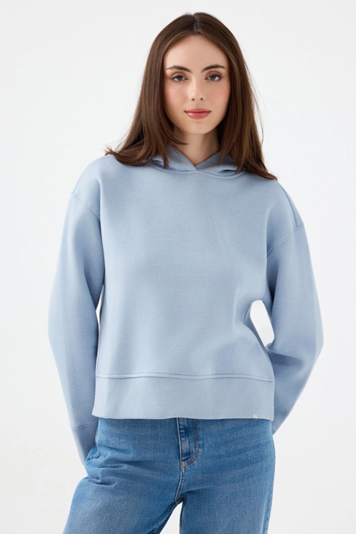 Loft Kadın Sweatshirt LF2033675 Mavi