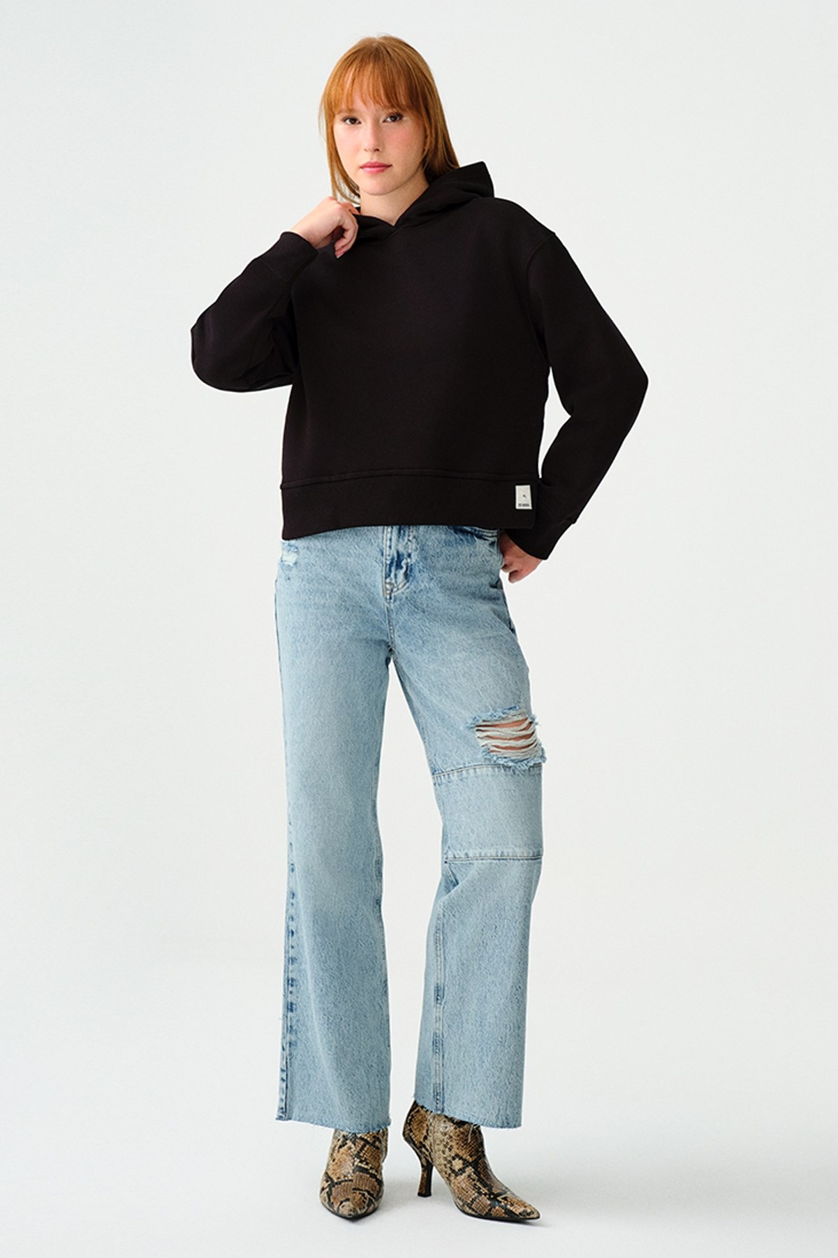 Loft Kadın Sweatshirt LF2033675 Siyah
