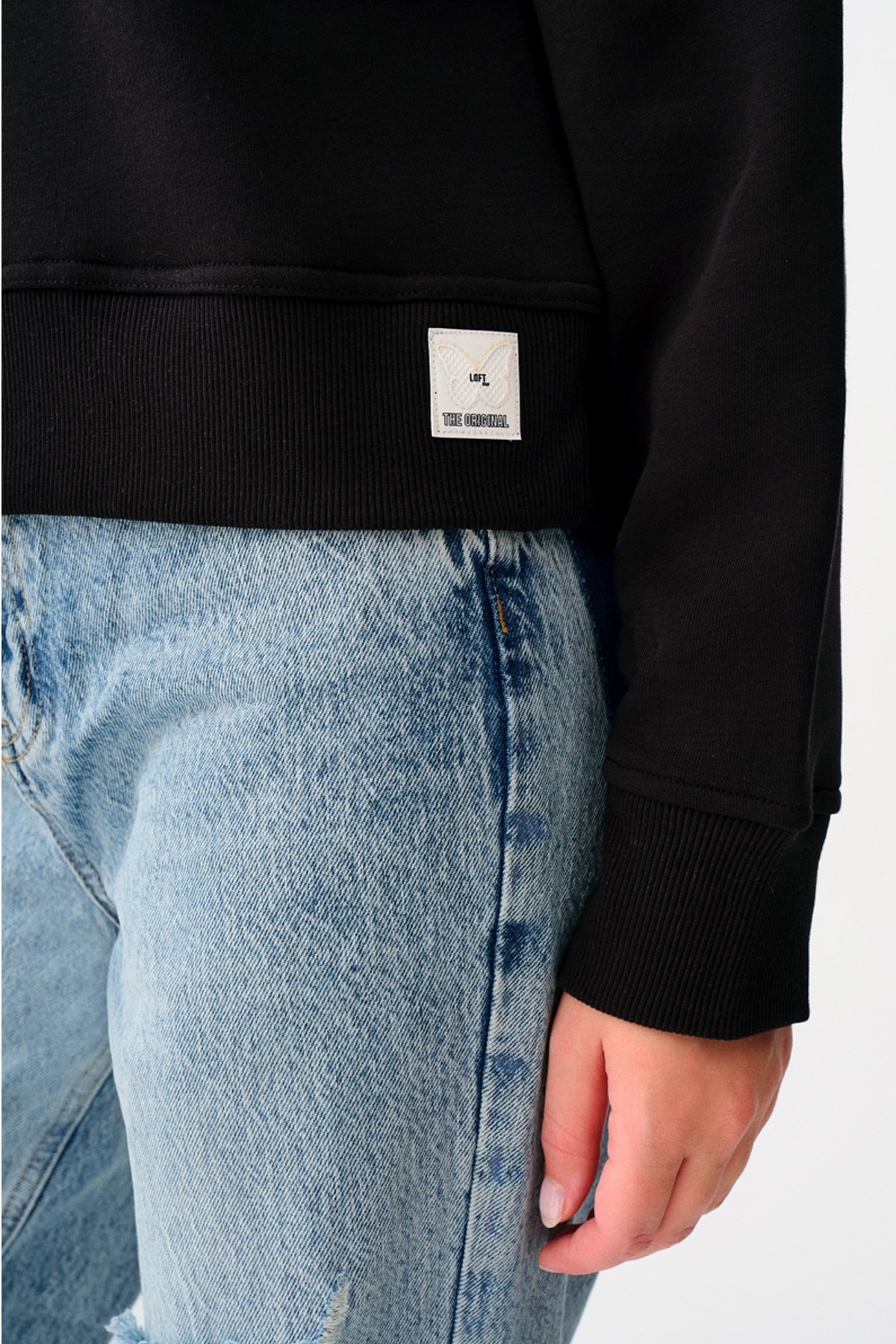 Loft Kadın Sweatshirt LF2033675 Siyah
