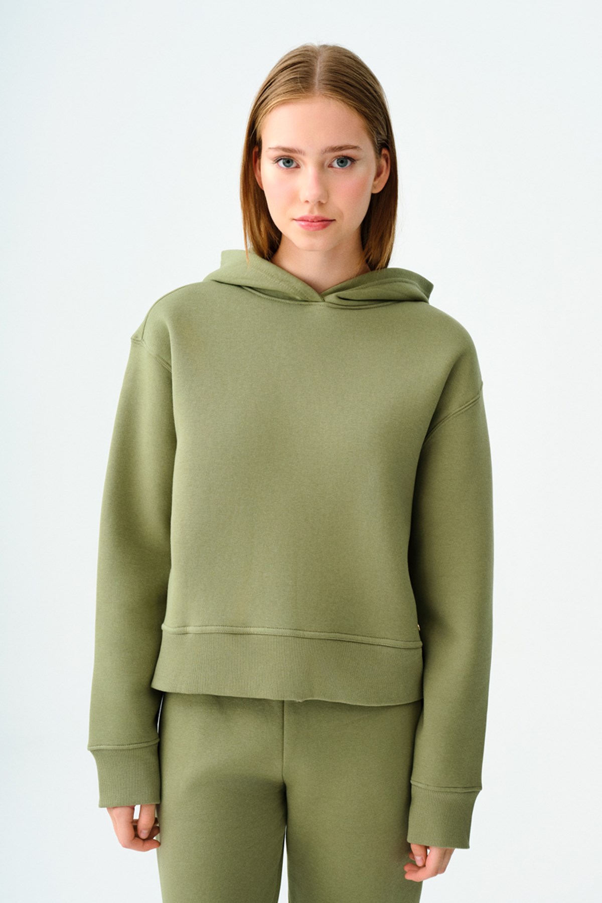 Loft Kadın Sweatshirt LF2033675 Yeşil