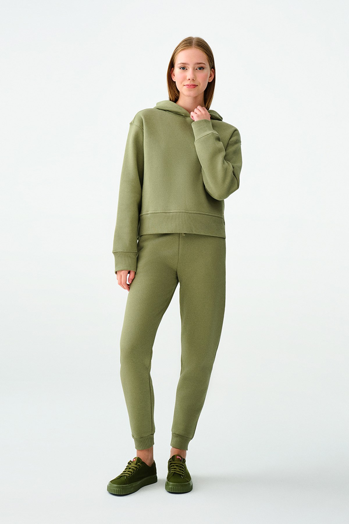 Loft Kadın Sweatshirt LF2033675 Yeşil