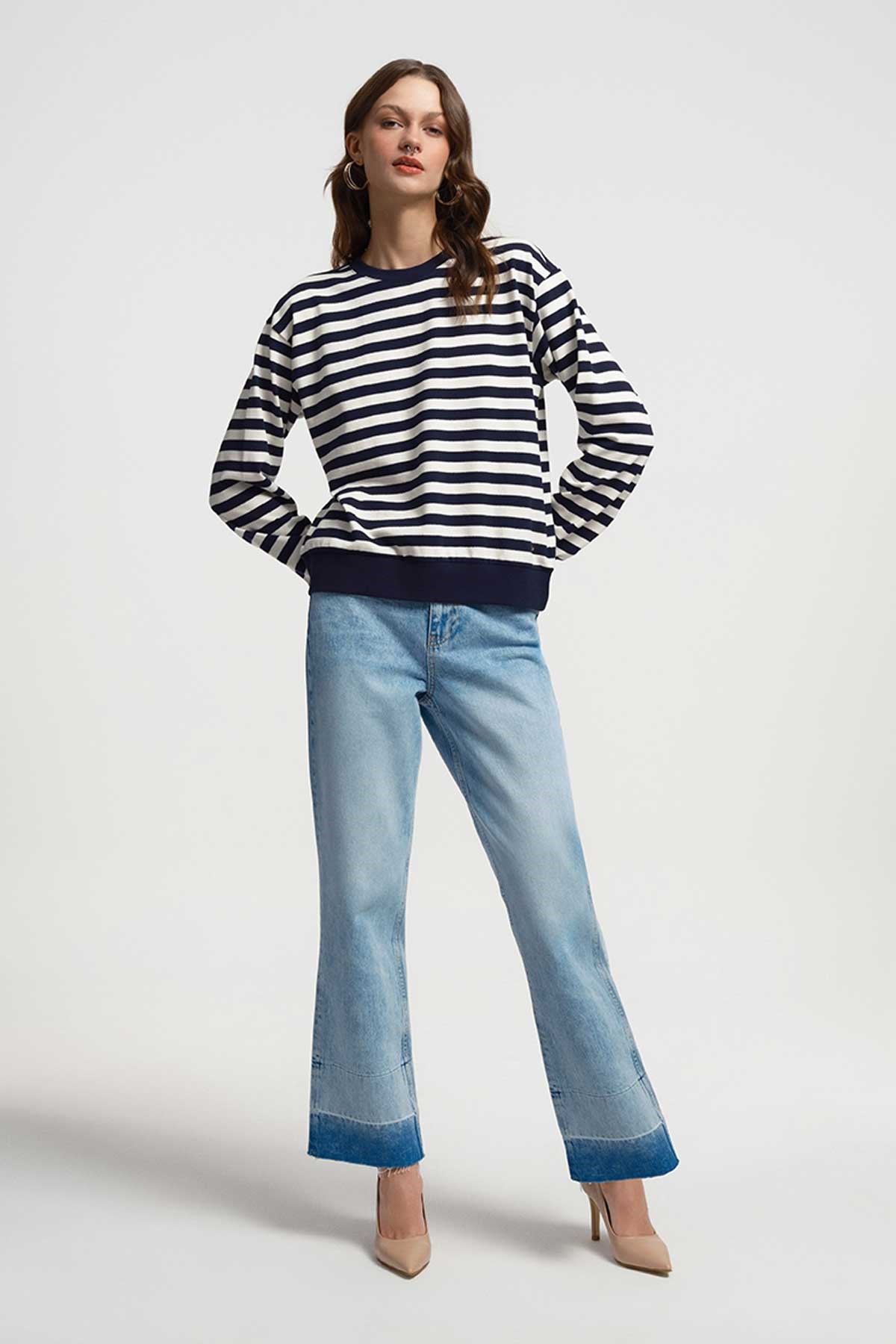 Loft Kadın Sweatshirt LF2033684 Lacivert