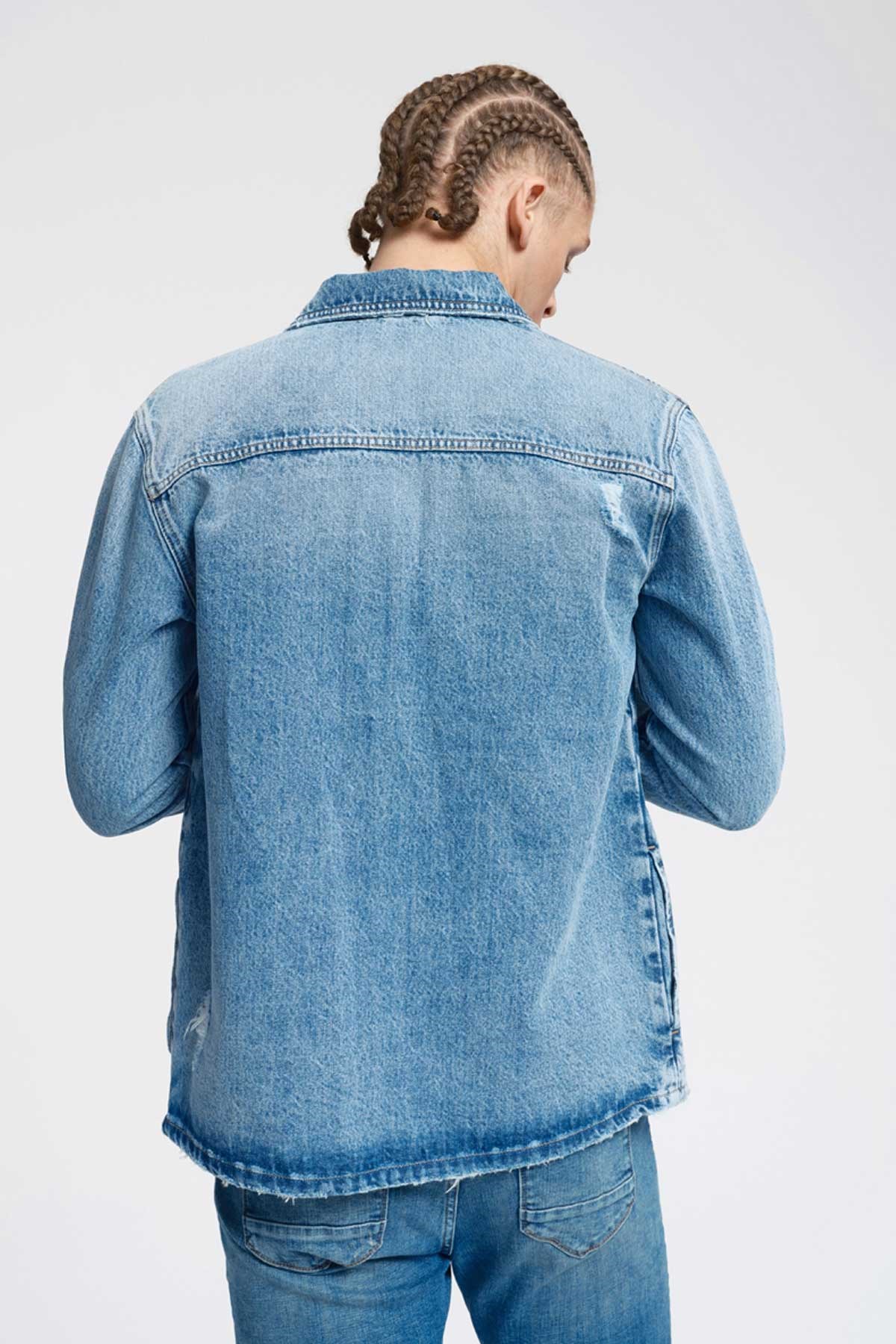 Loft Erkek Kot Ceket LF2033850 Mavi