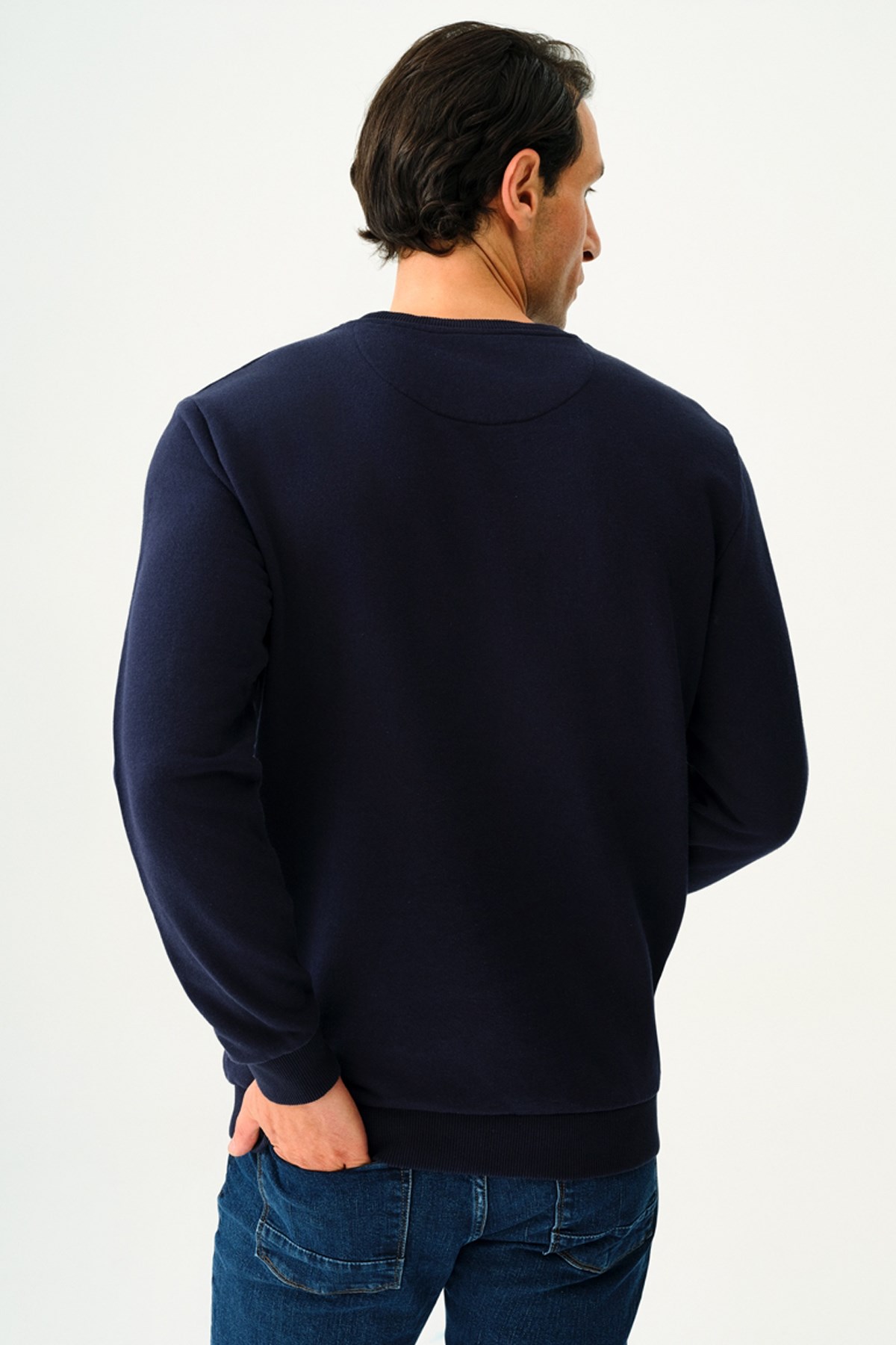 Loft Erkek Sweatshirt LF2033880 Lacivert