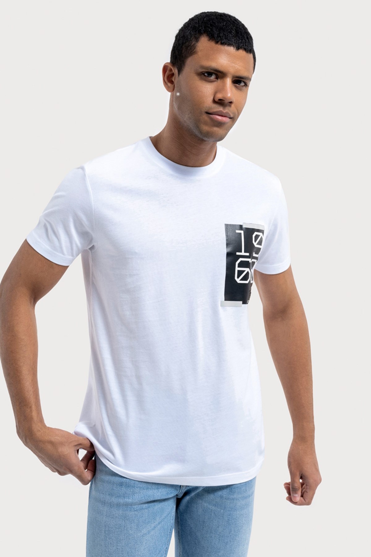 Loft Erkek Tişört LF2033887 Beyaz
