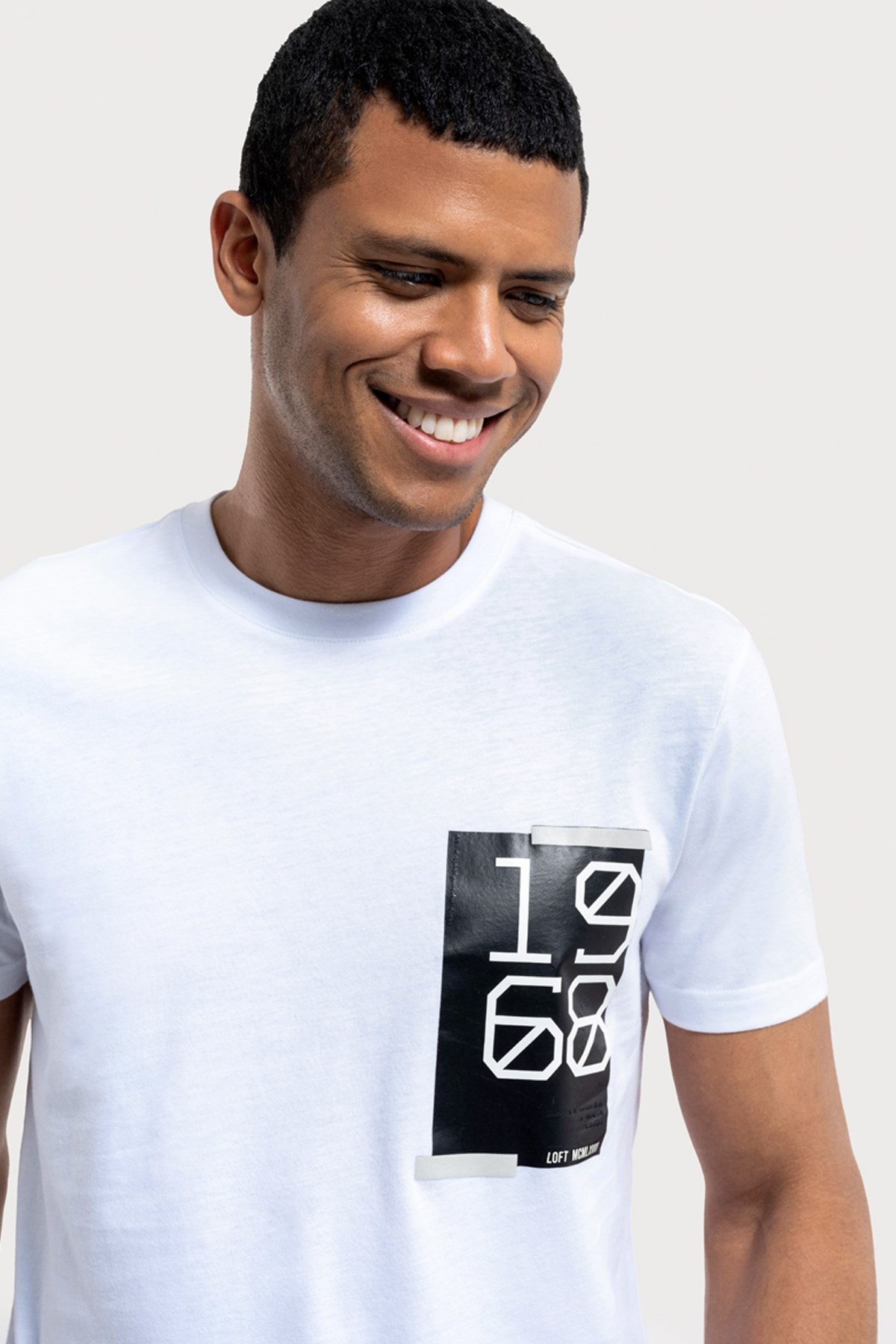 Loft Erkek Tişört LF2033887 Beyaz