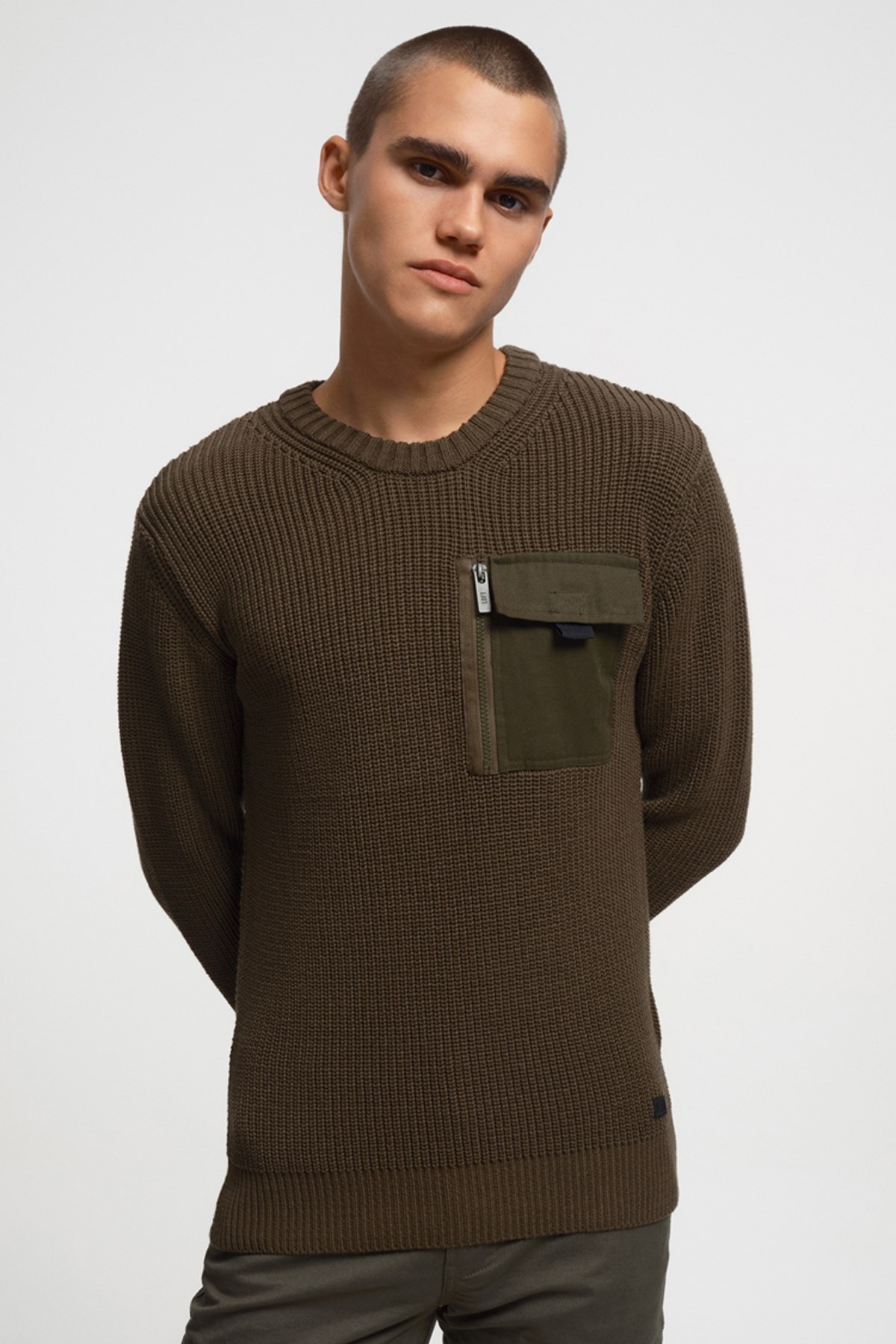 Loft Regular Fit  Erkek Kazak LF2033888 Haki