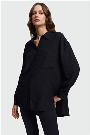 Loft Kadın Gömlek LF2033972 Siyah
