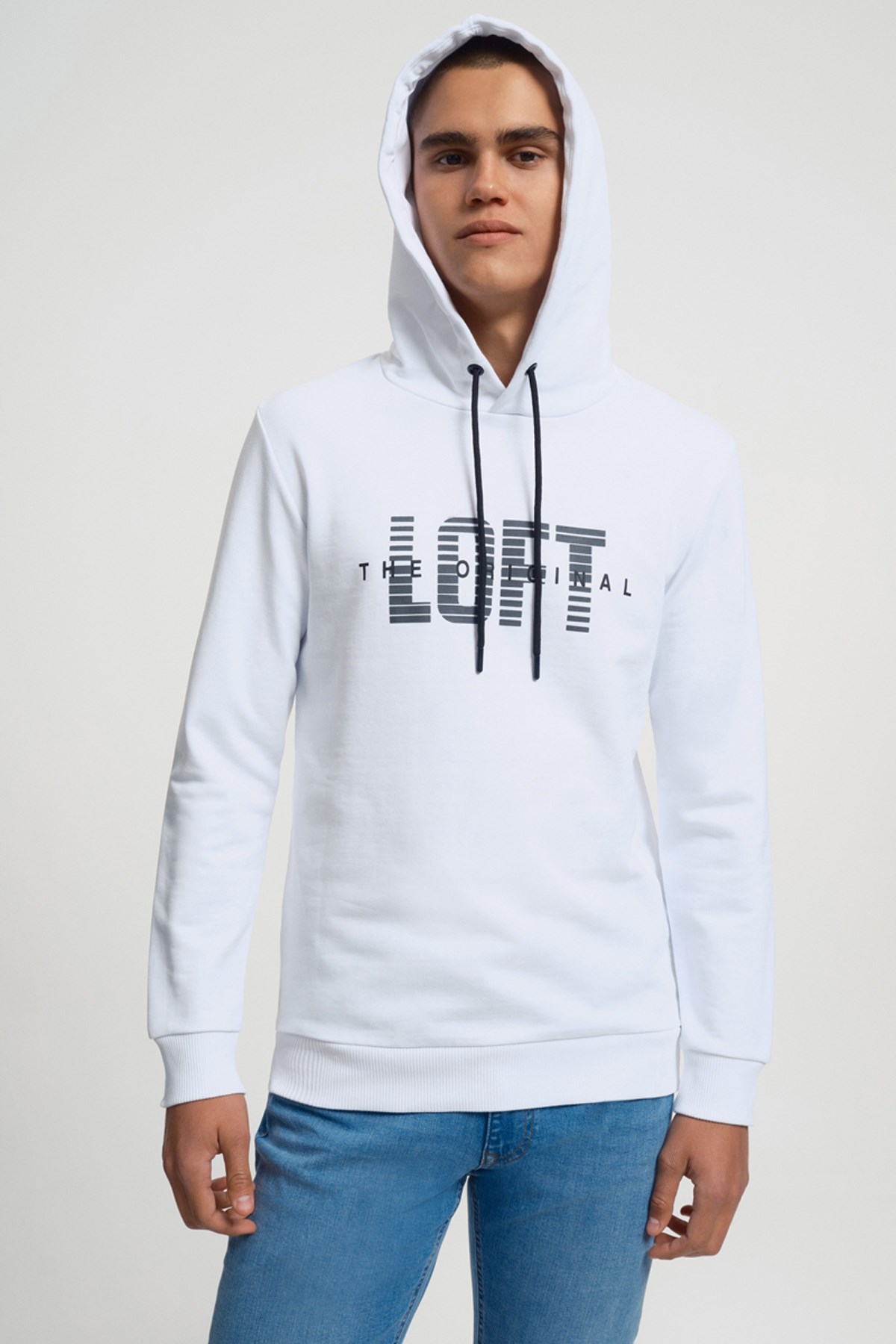 Loft Erkek Sweatshirt LF2034026 Beyaz