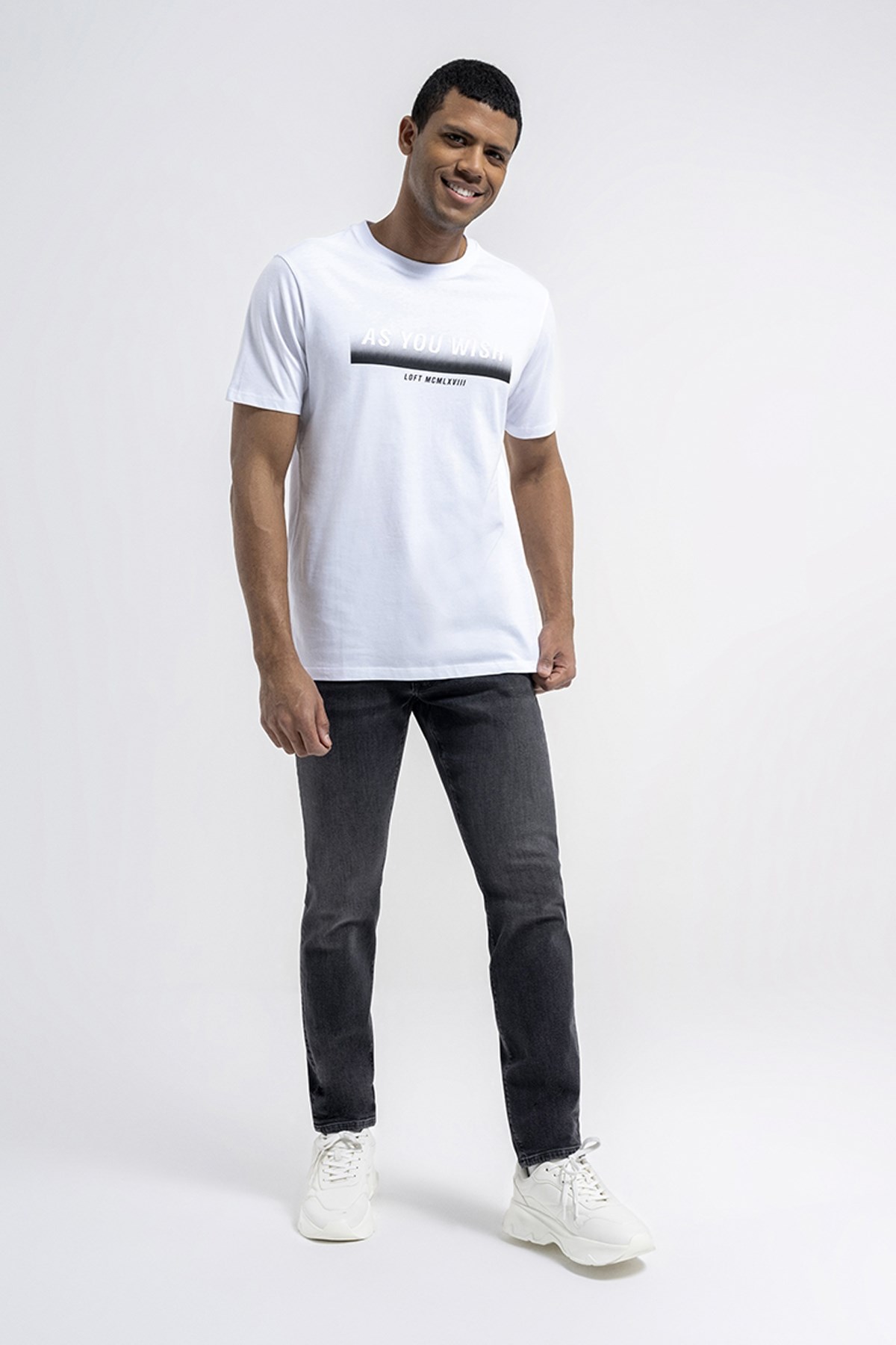 Loft Erkek Tişört LF2034028 Beyaz