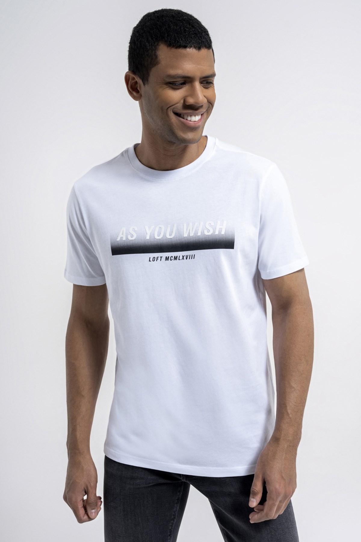 Loft Erkek Tişört LF2034028 Beyaz