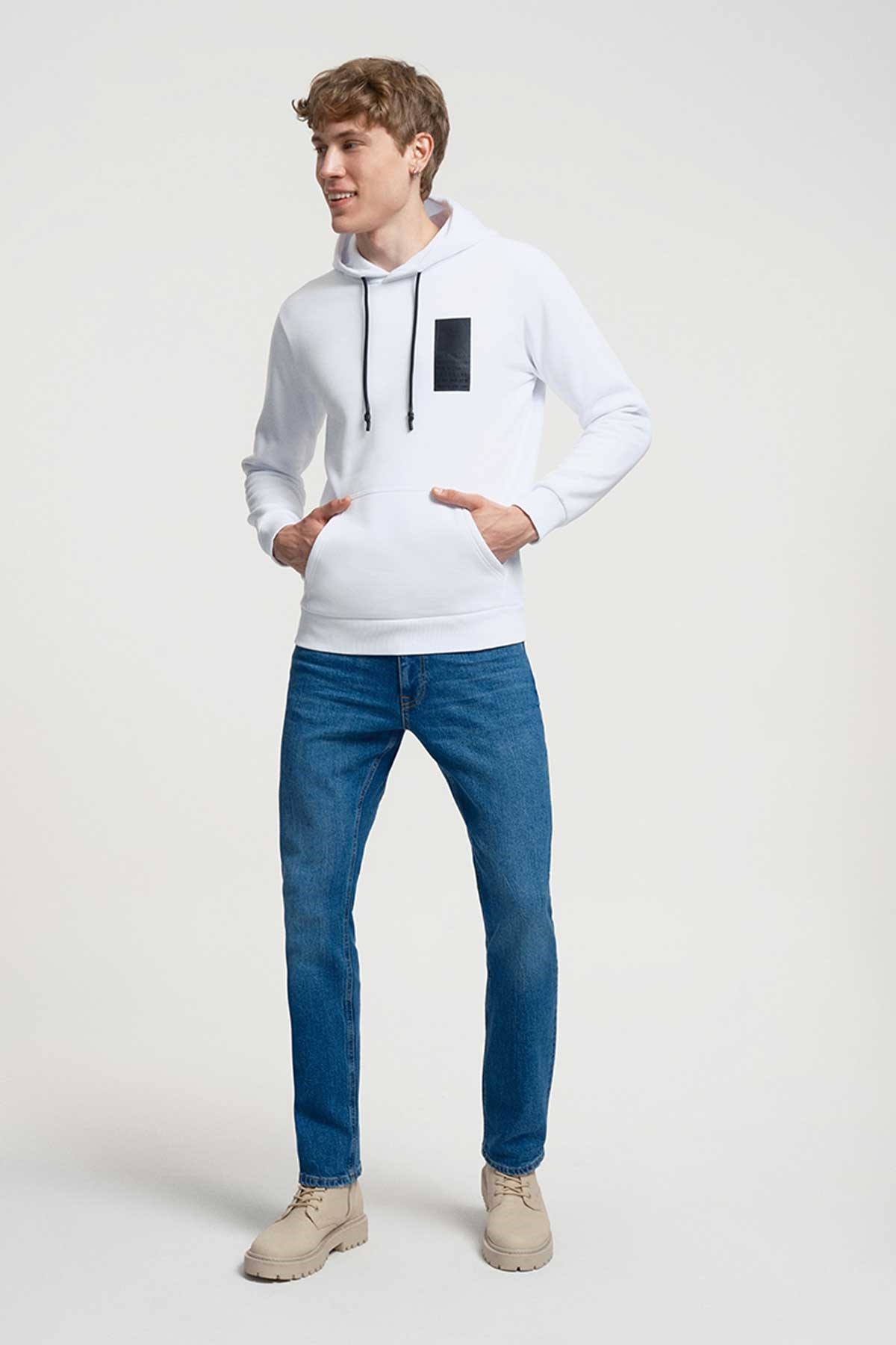 Loft Erkek Sweatshirt LF2034041 Beyaz