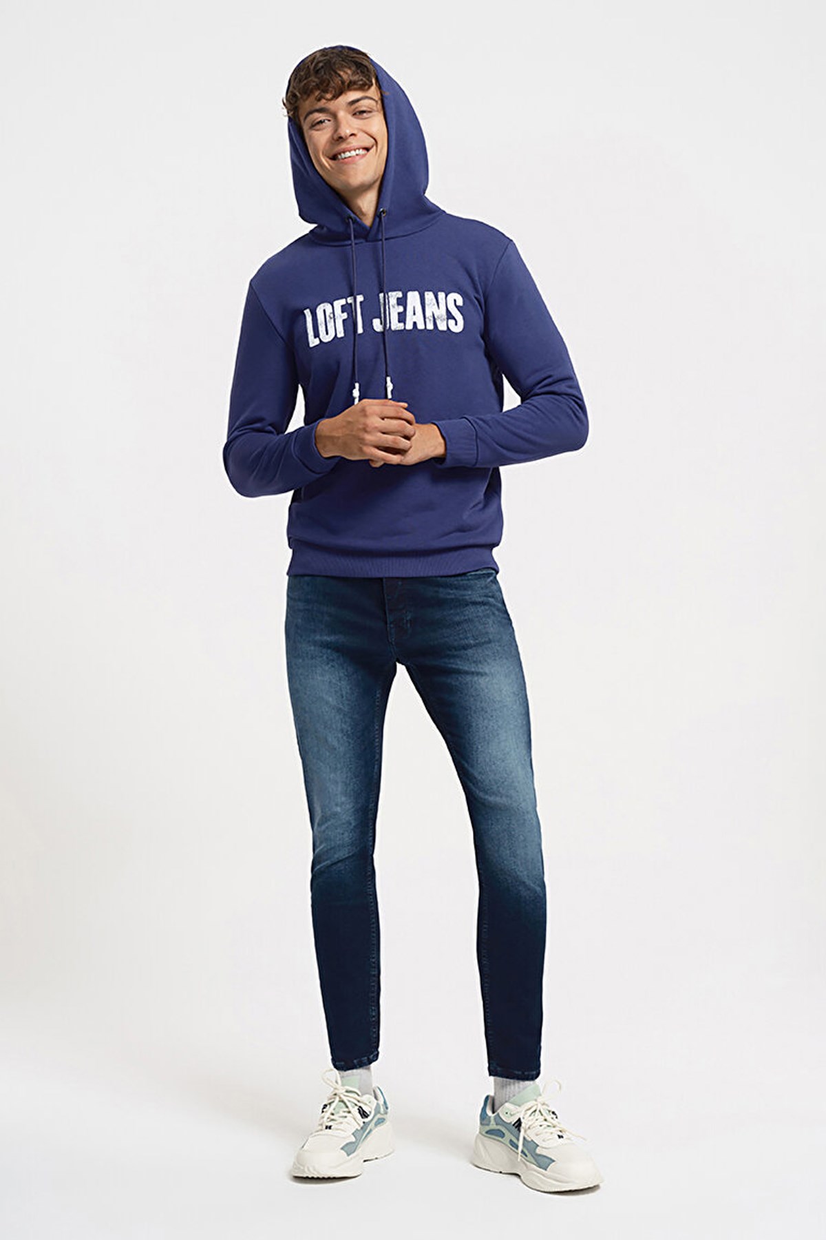Loft Erkek Sweatshirt LF2034046 Lacivert