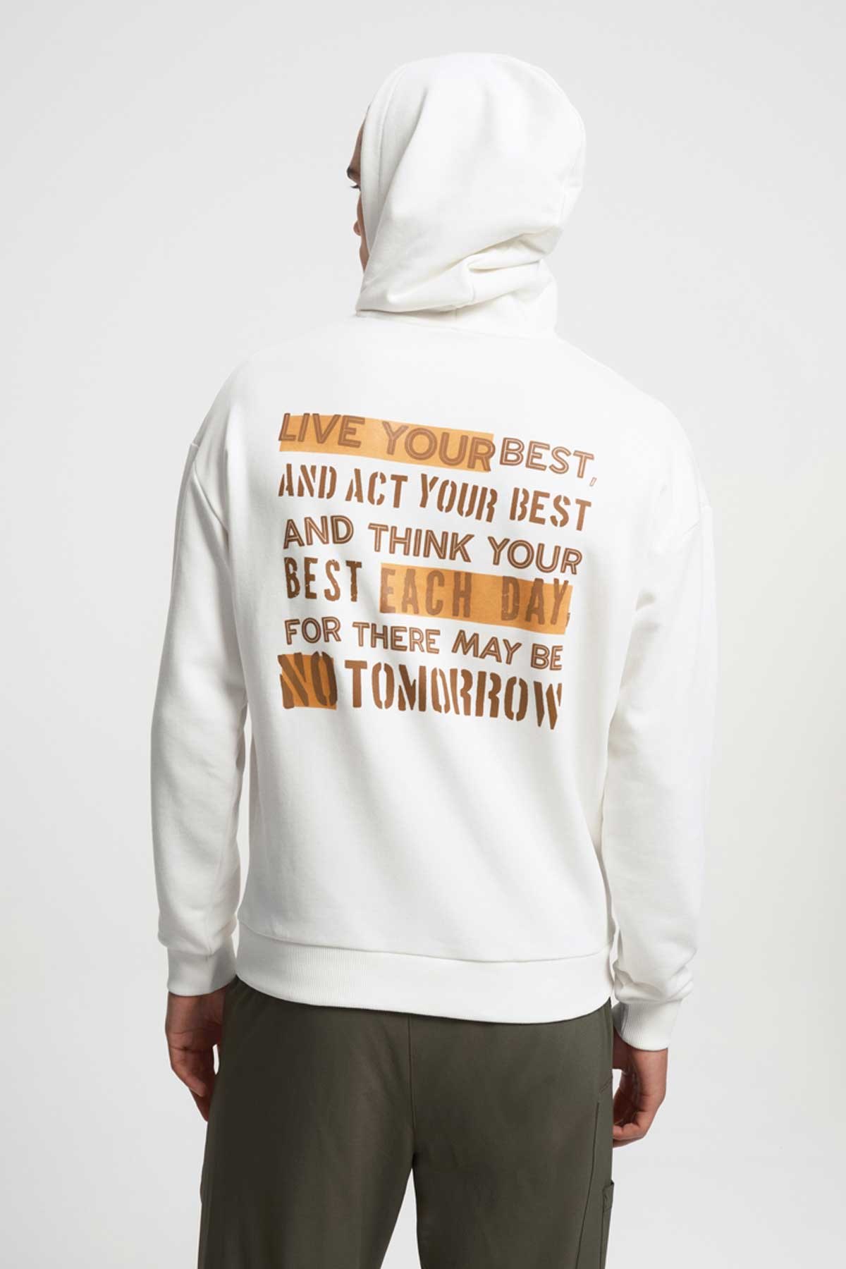 Loft Erkek Sweatshirt LF2034048 Beyaz