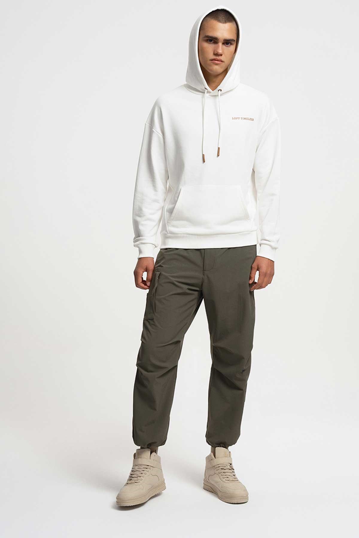Loft Erkek Sweatshirt LF2034048 Beyaz