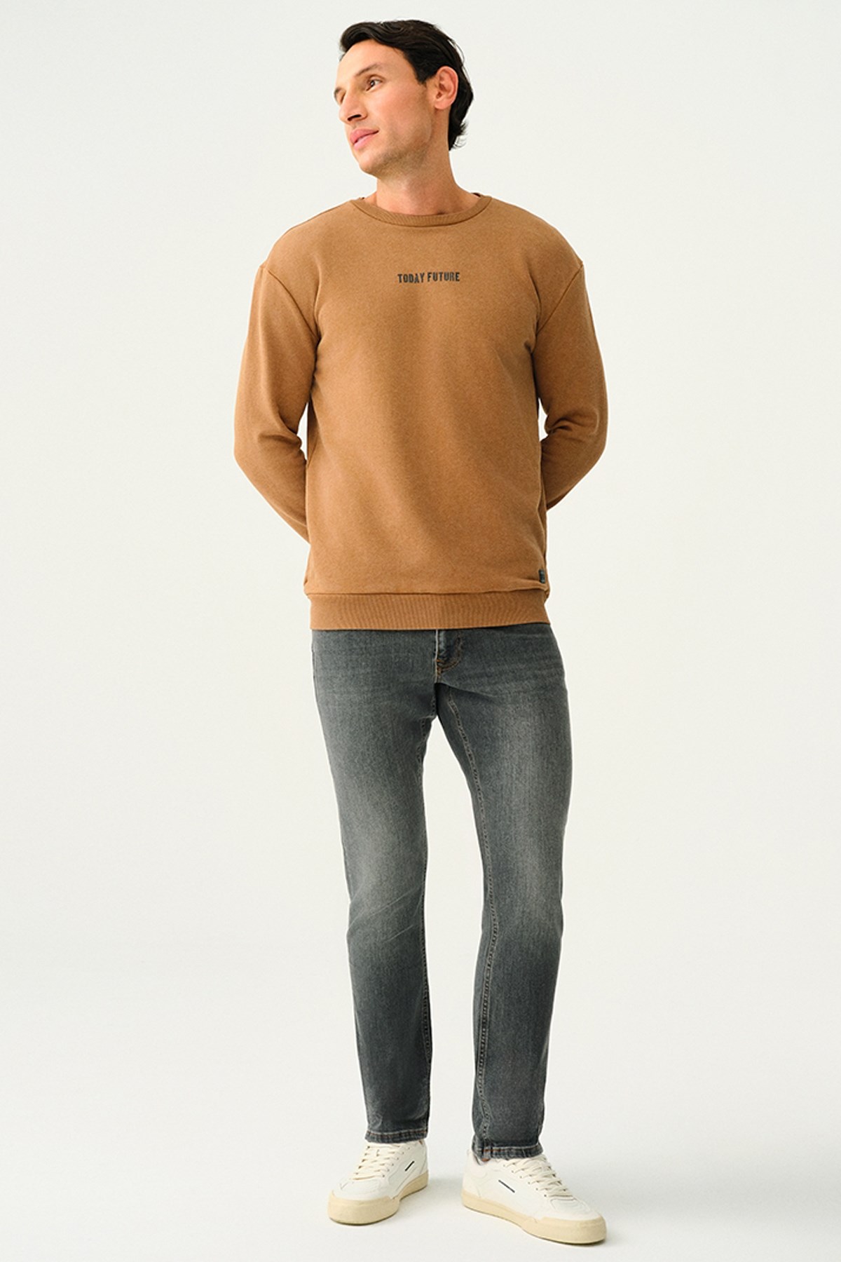 Loft Erkek Sweatshirt LF2034052 Kahverengi