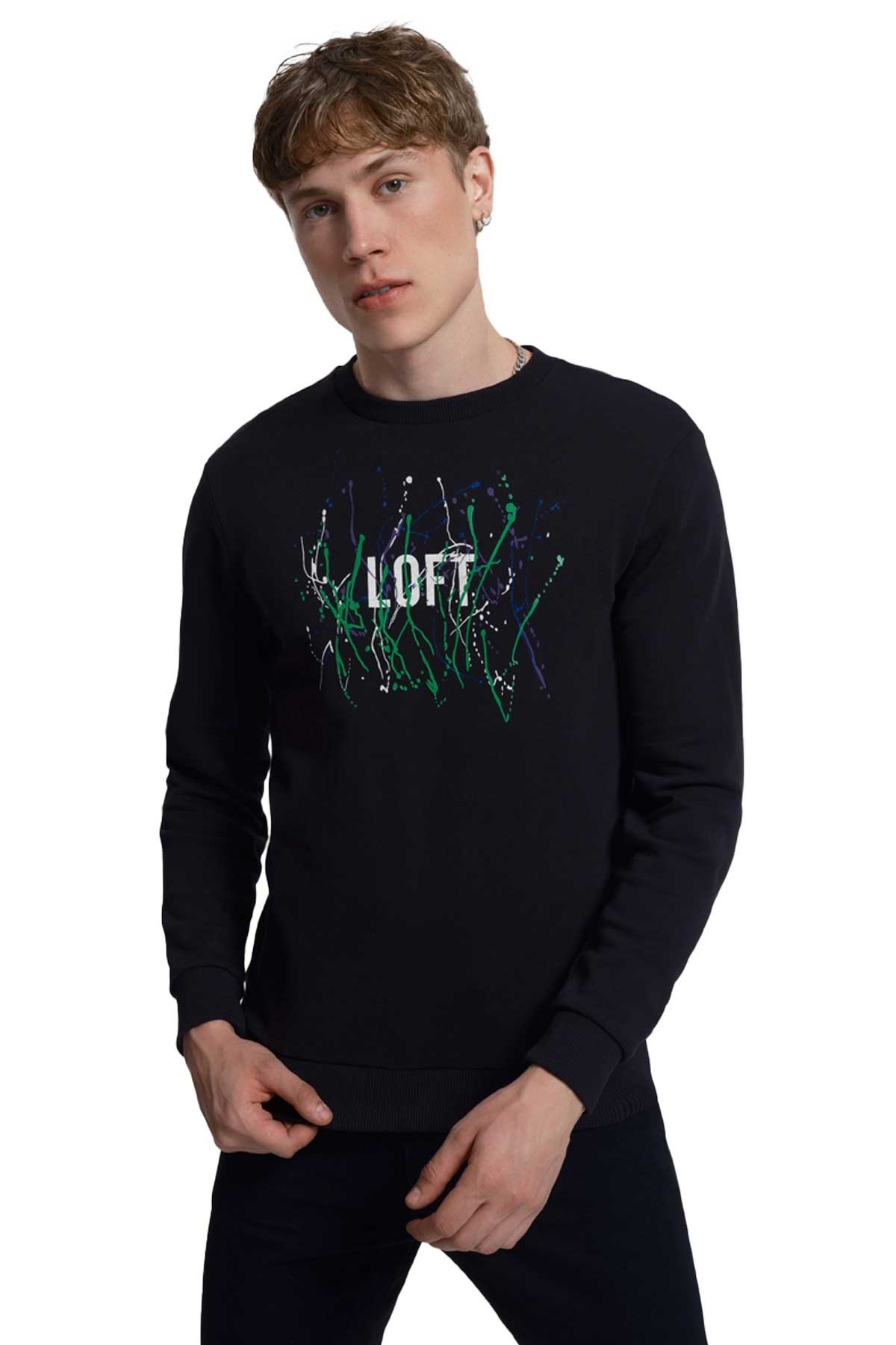 Loft Erkek Sweatshirt LF2034076 Siyah