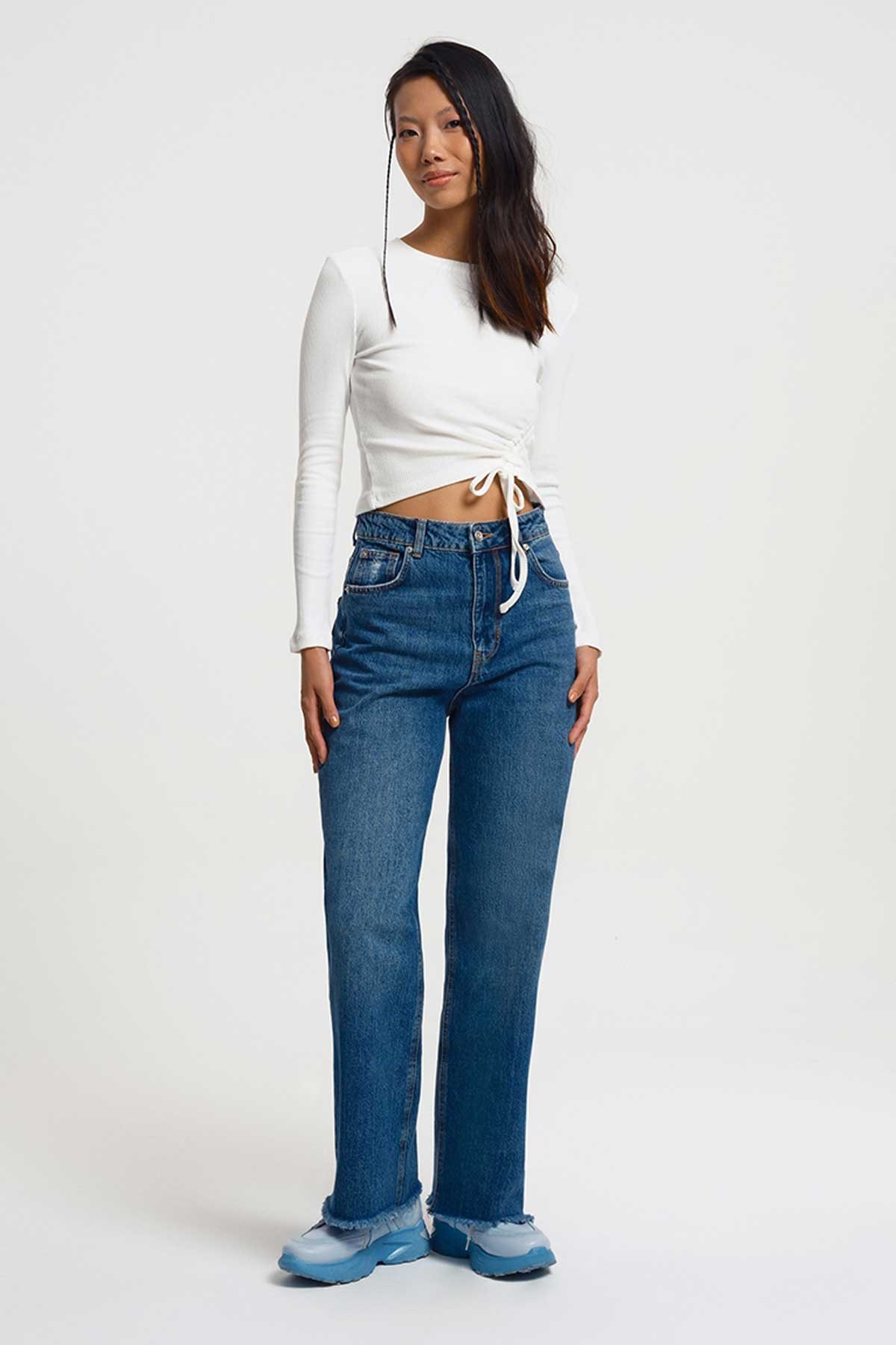 Loft Kadın Tişört LF2034101 Beyaz