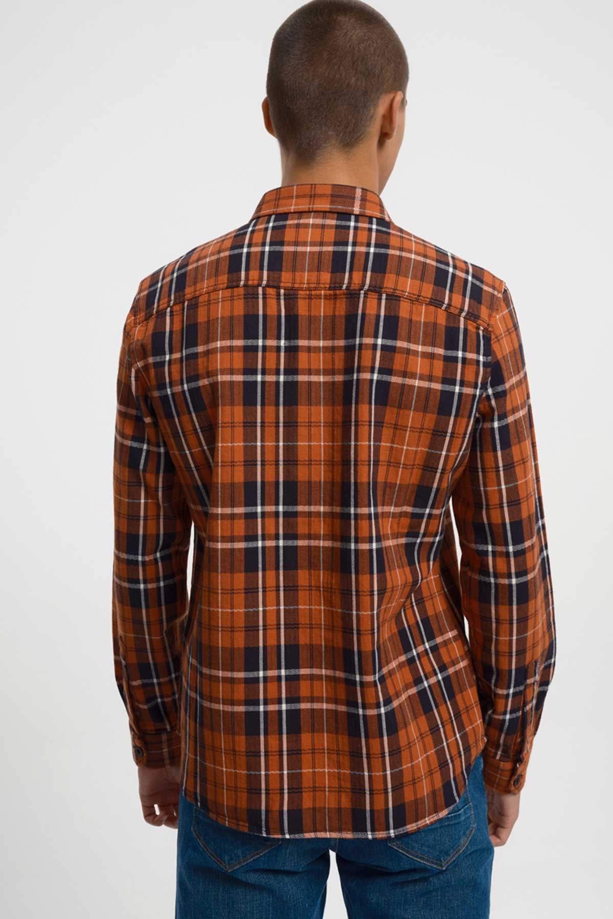 Loft Erkek Gömlek LF2034180 Turuncu
