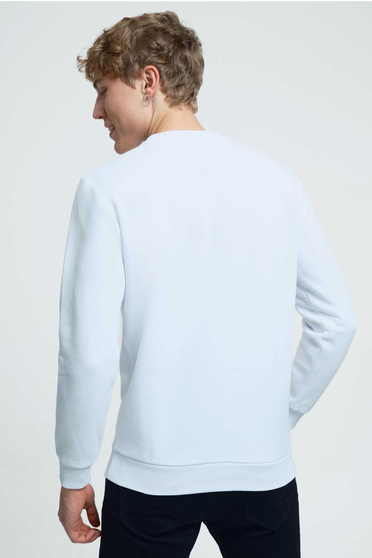 Loft Erkek Sweatshirt LF2034185 Beyaz