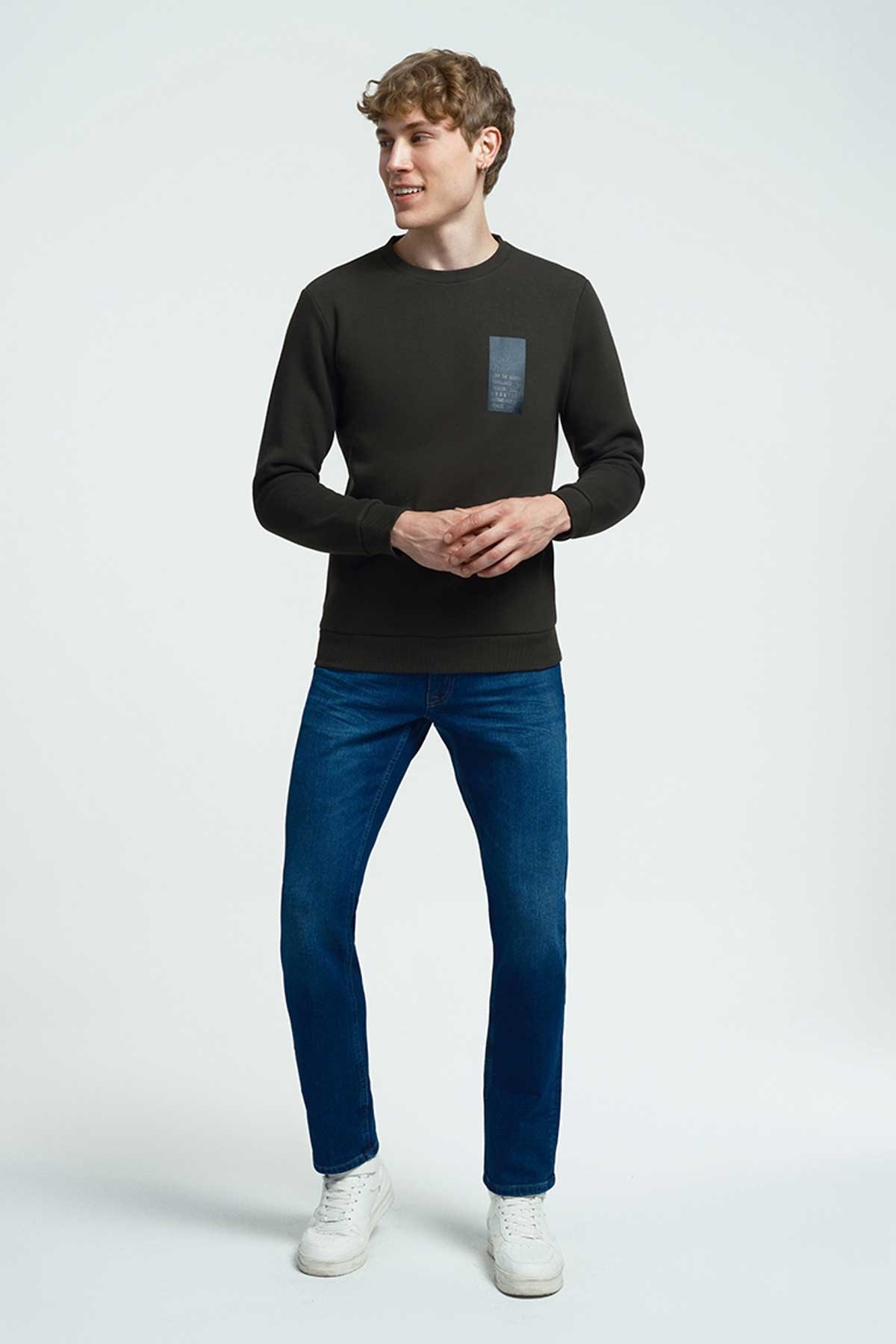 Loft Erkek Sweatshirt LF2034185 Haki