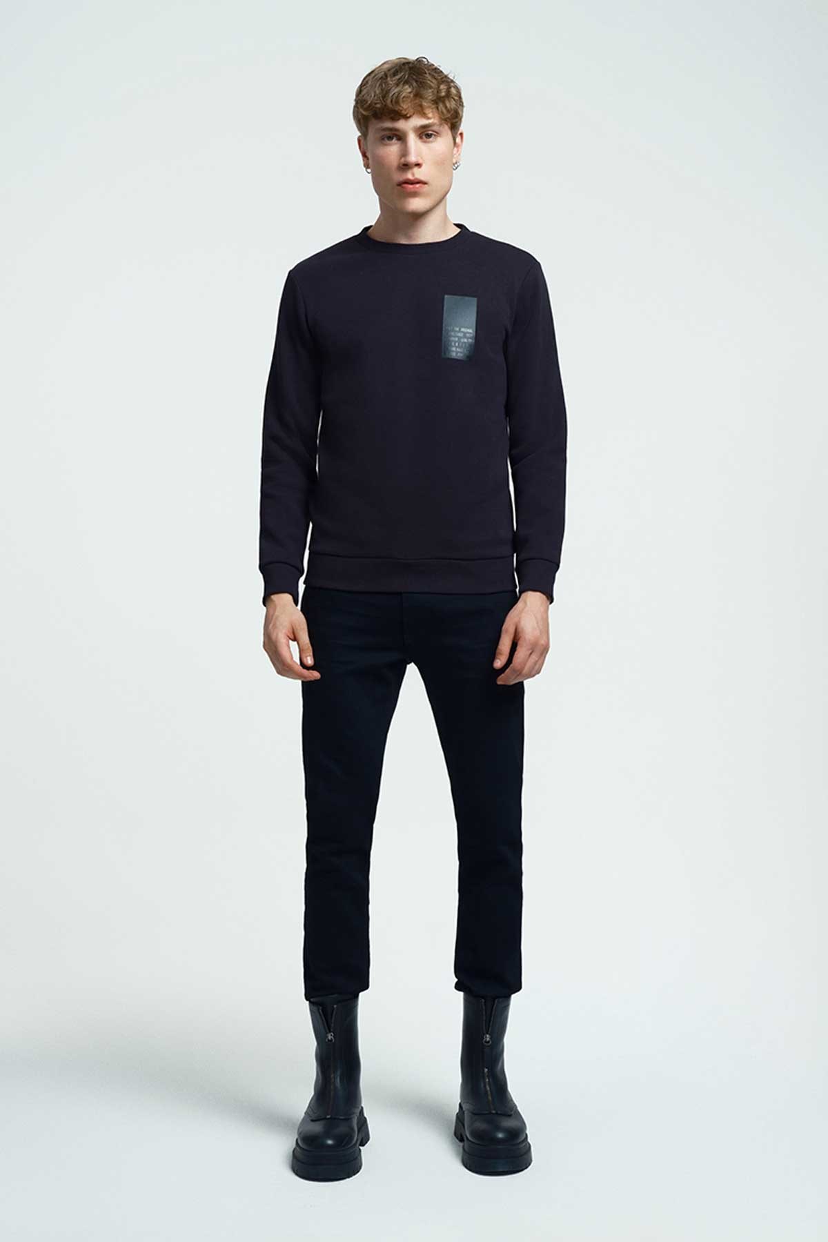 Loft Erkek Sweatshirt LF2034185 Siyah