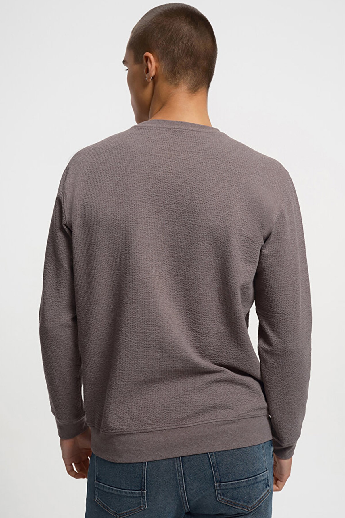 Loft Erkek Sweatshirt LF2034193 Kahverengi