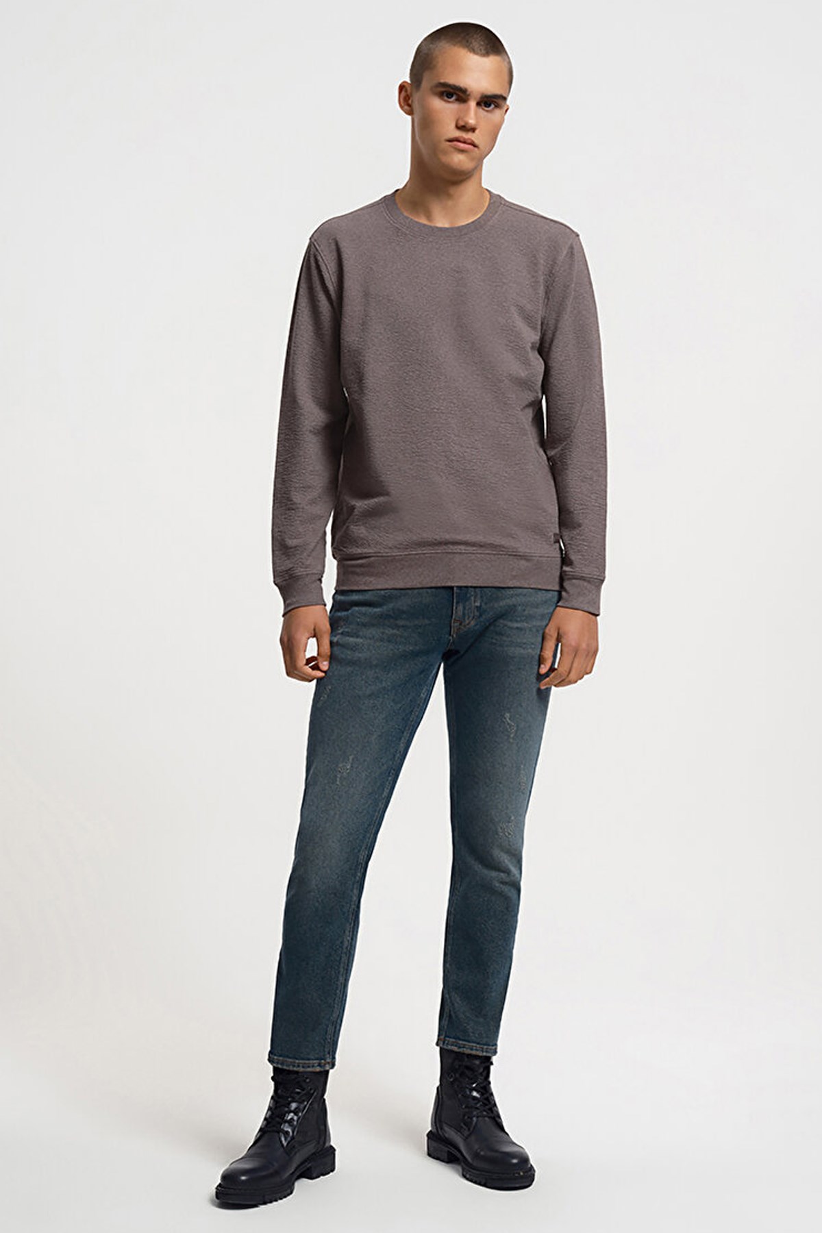 Loft Erkek Sweatshirt LF2034193 Kahverengi