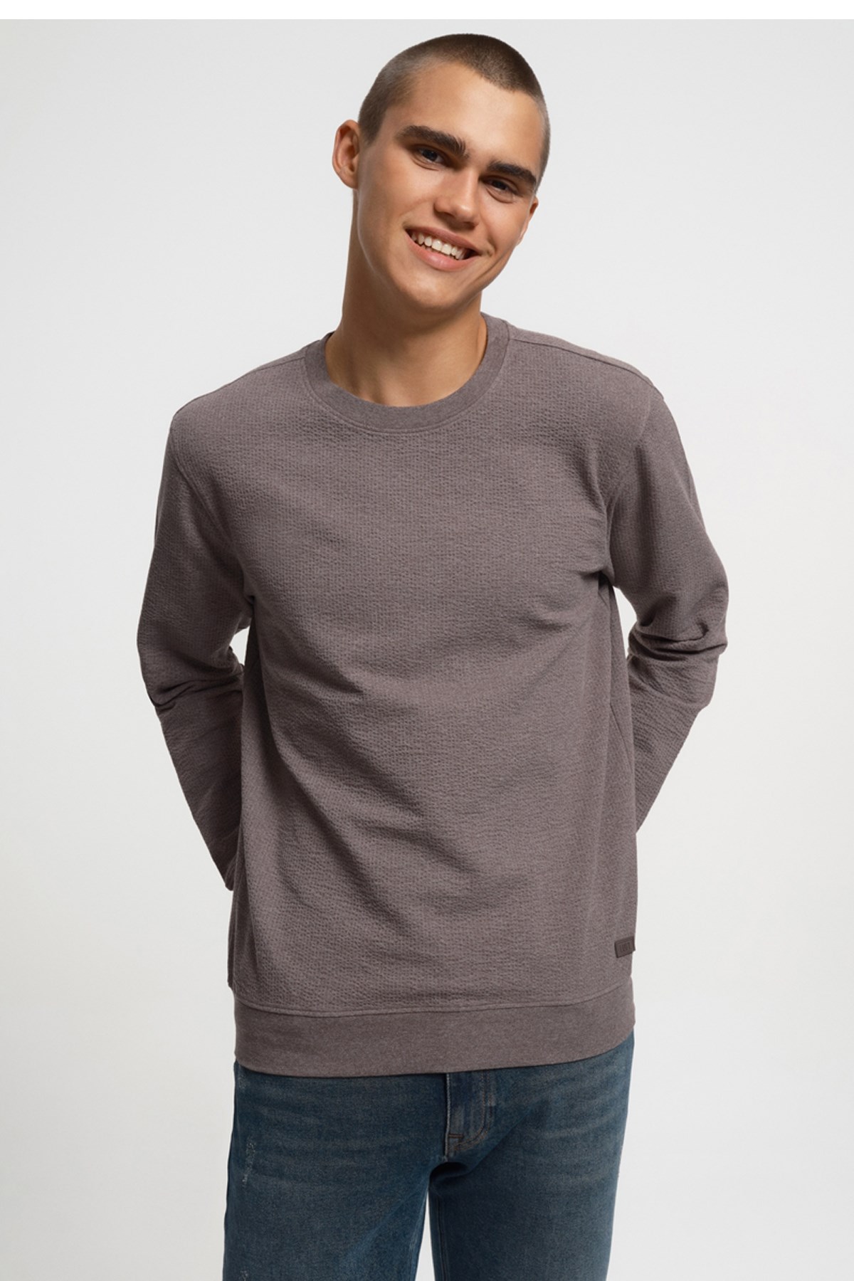 Loft Erkek Sweatshirt LF2034193 Kahverengi