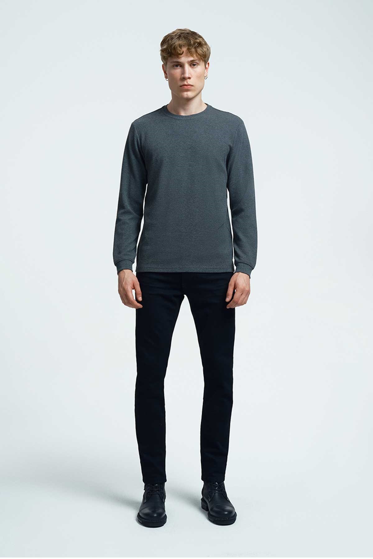 Loft Erkek Sweatshirt LF2034194 Antrasit