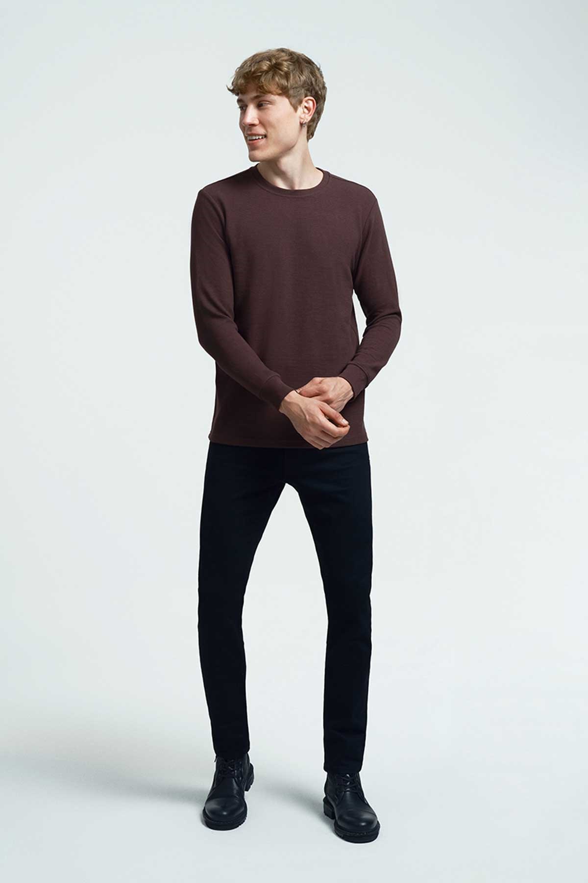 Loft Erkek Sweatshirt LF2034194 Bordo
