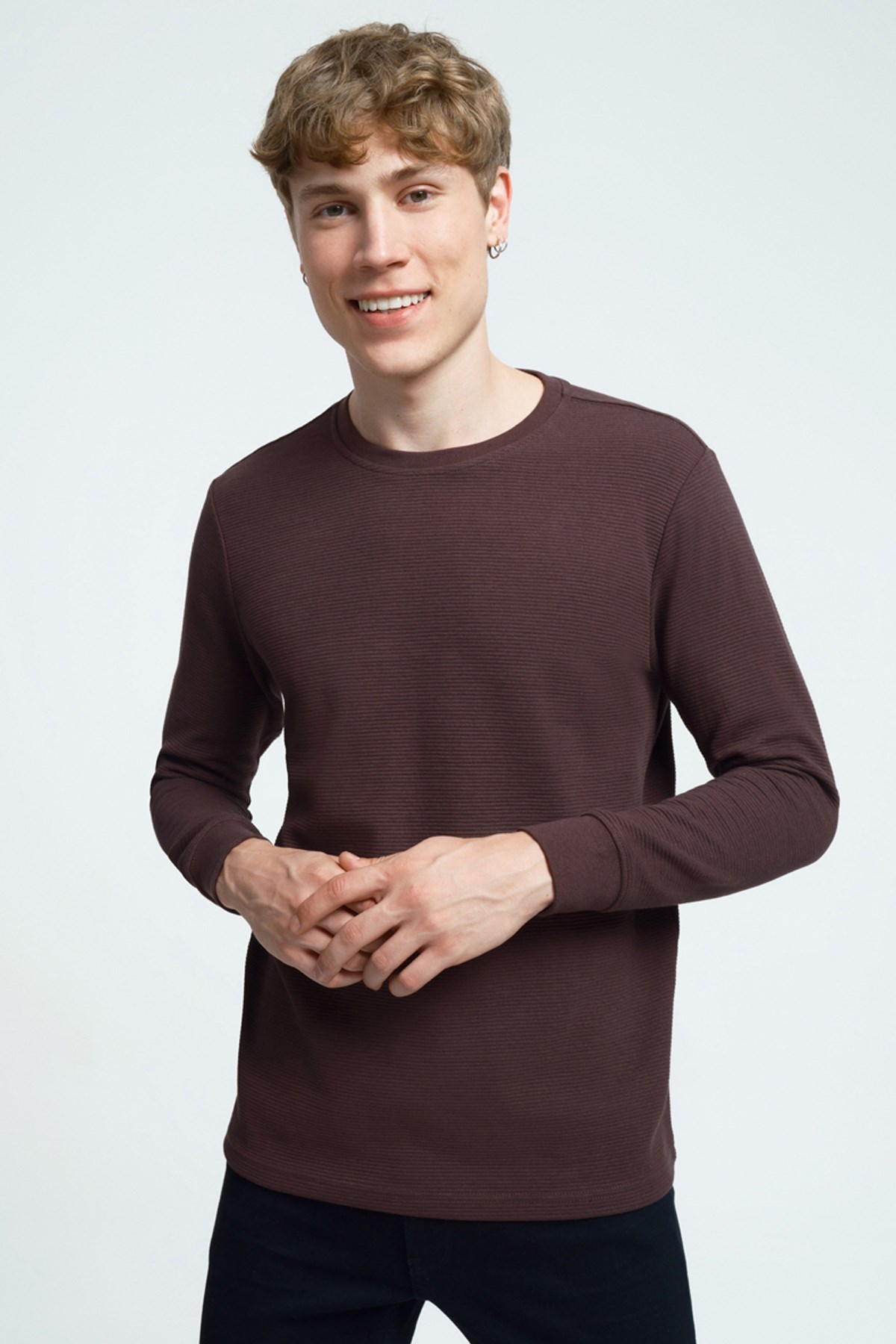 Loft Erkek Sweatshirt LF2034194 Bordo