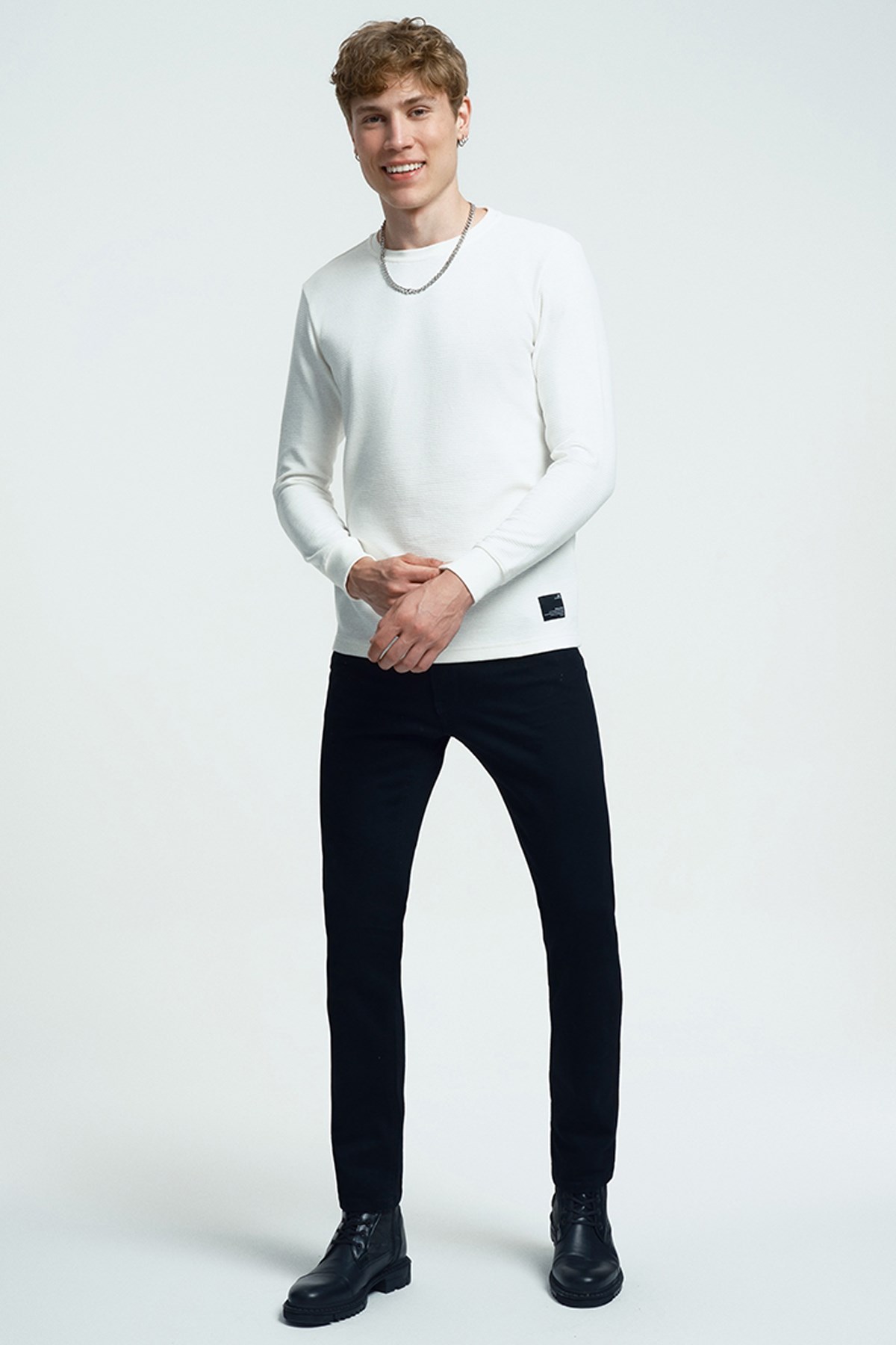 Loft Erkek Sweatshirt LF2034194 Ekru