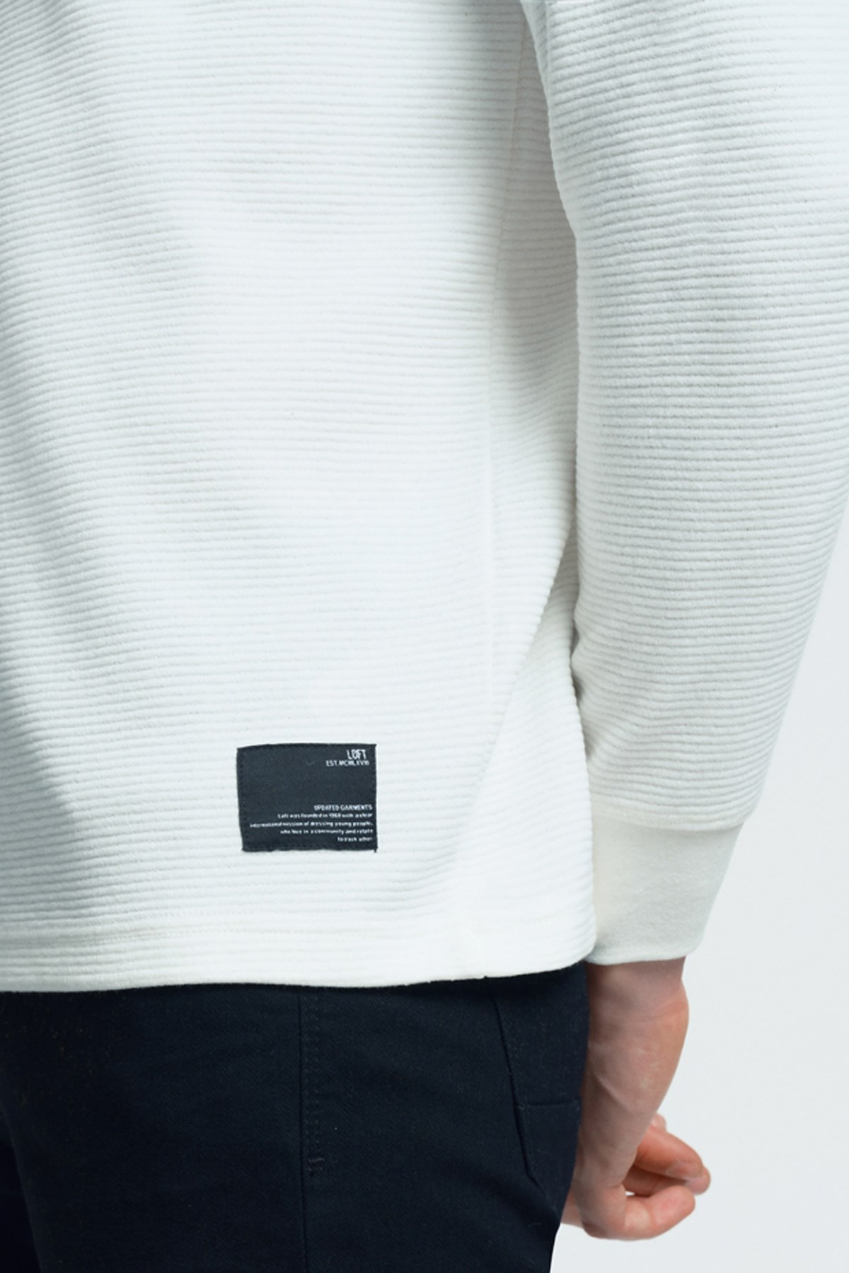 Loft Erkek Sweatshirt LF2034194 Ekru