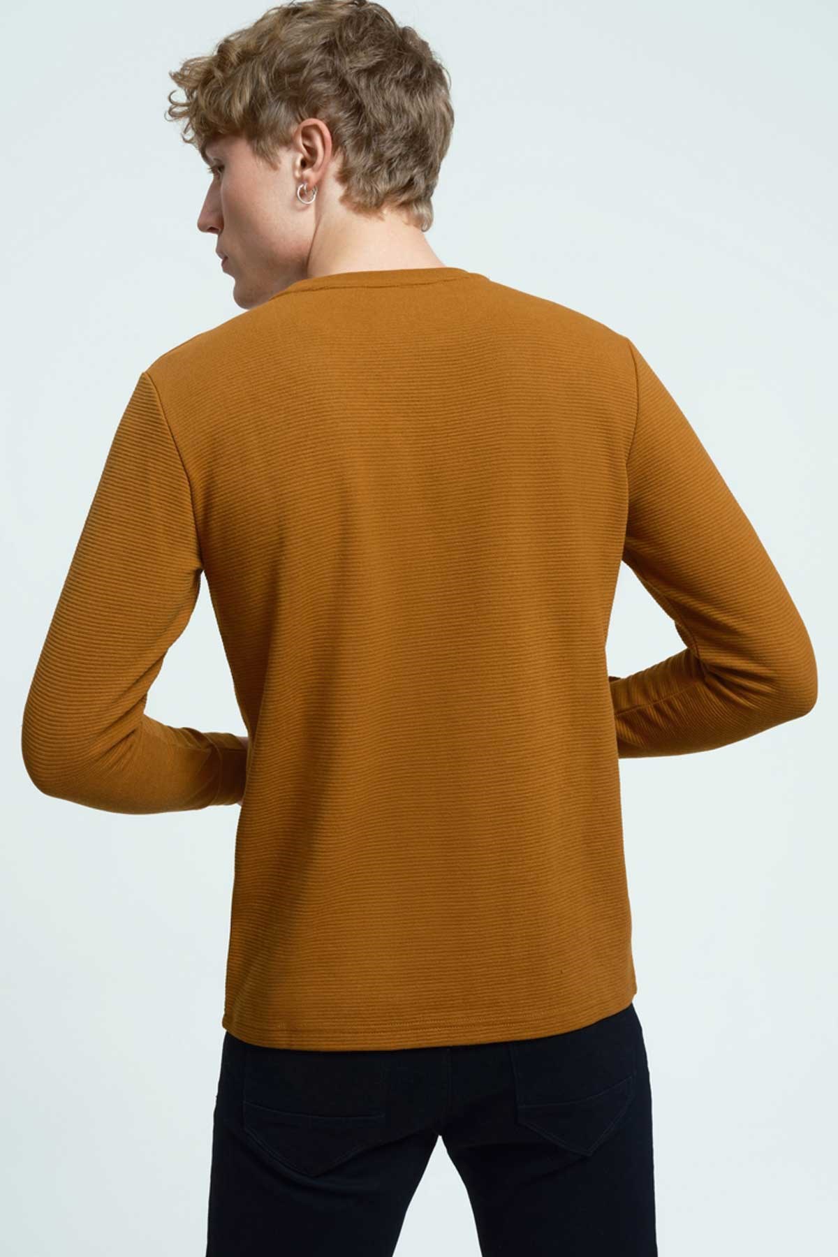 Loft Erkek Sweatshirt LF2034194 Kahverengi