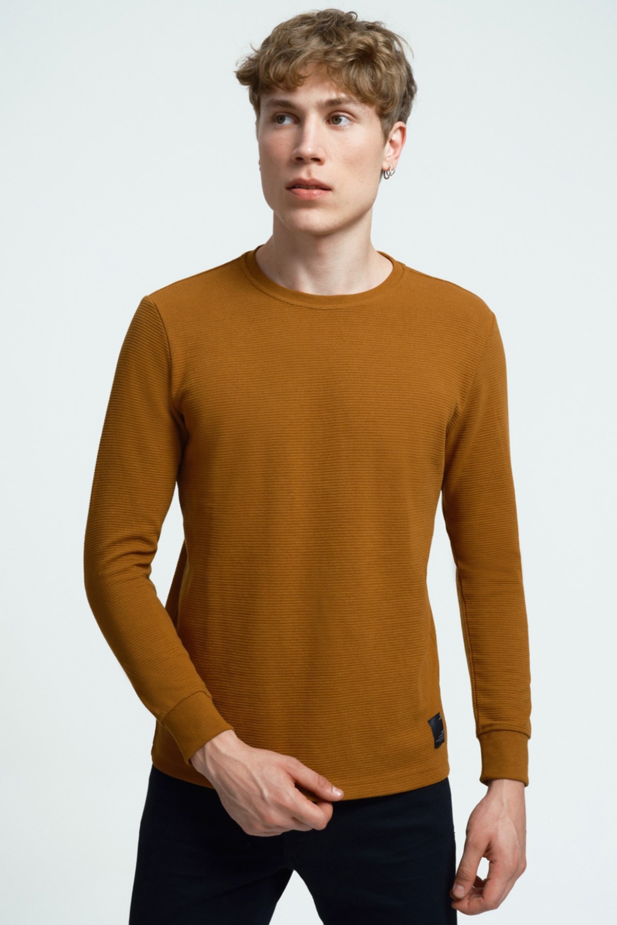 Loft Erkek Sweatshirt LF2034194 Kahverengi