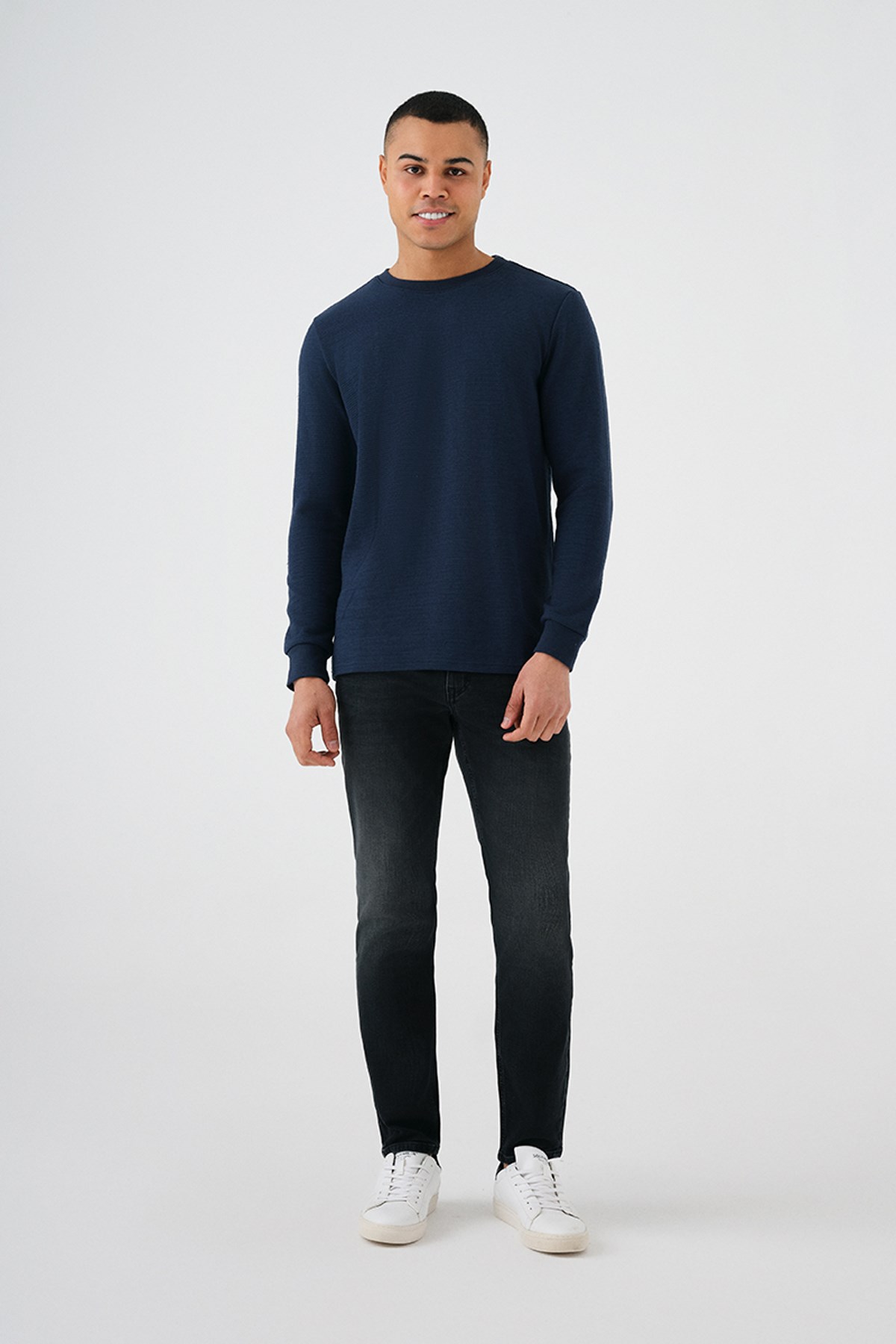 Loft Erkek Sweatshirt LF2034194 Lacivert