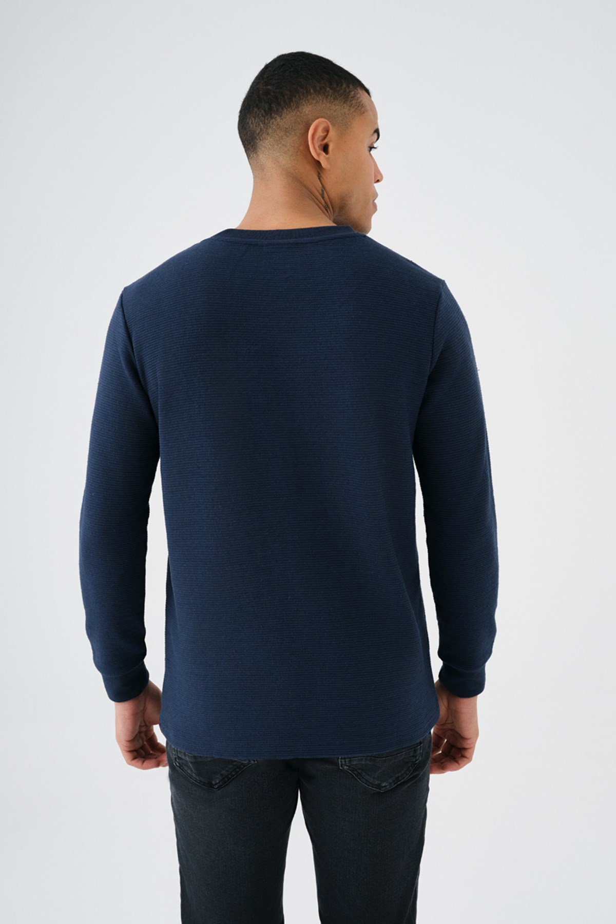 Loft Erkek Sweatshirt LF2034194 Lacivert