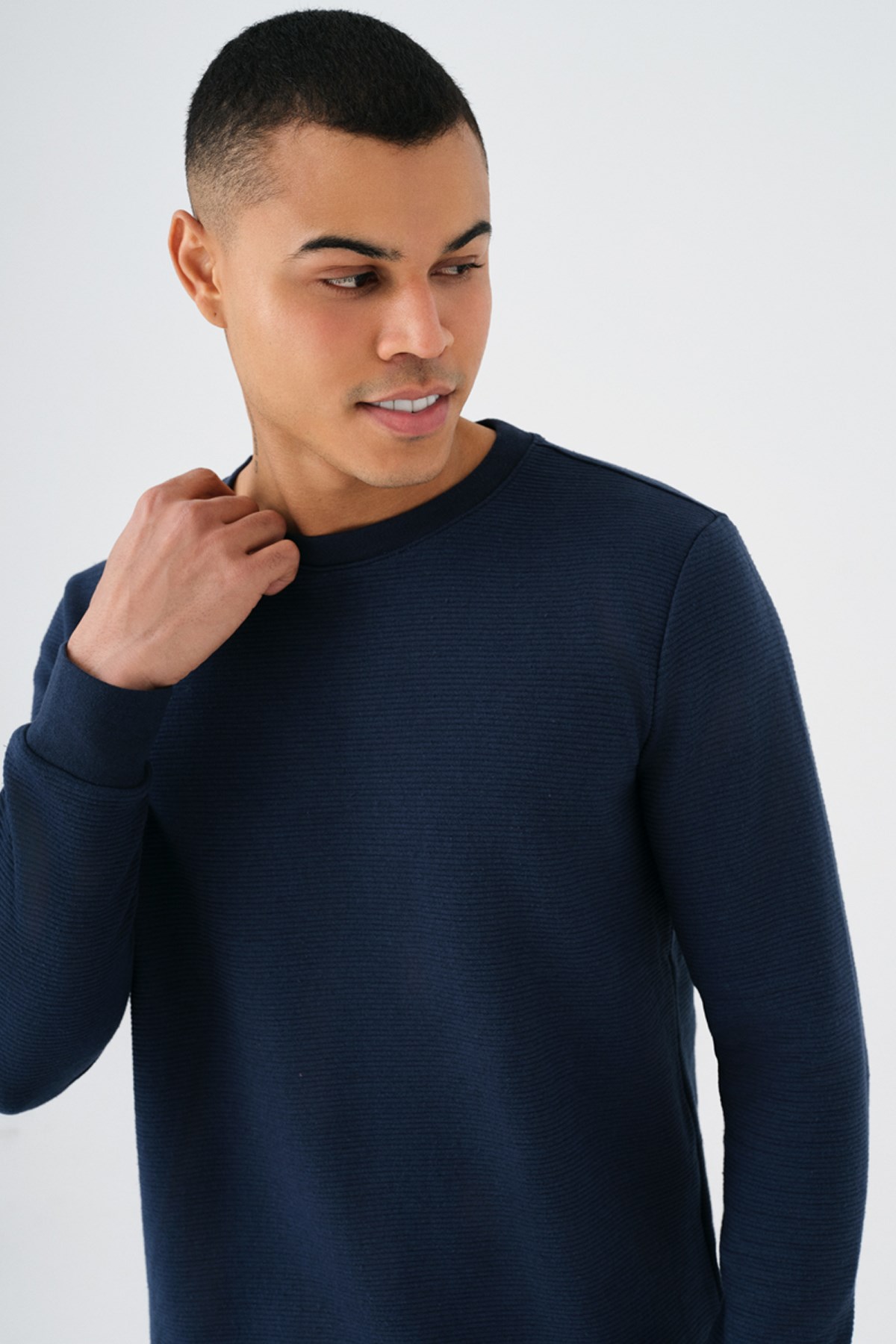 Loft Erkek Sweatshirt LF2034194 Lacivert