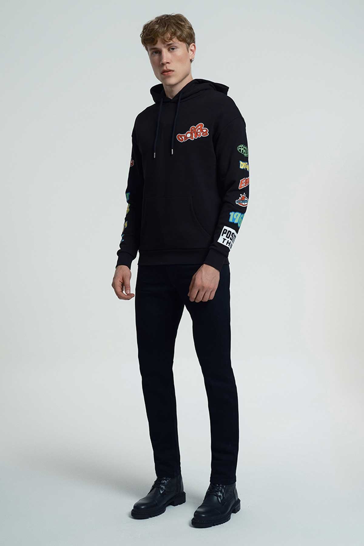 Loft Erkek Sweatshirt LF2034200 Siyah