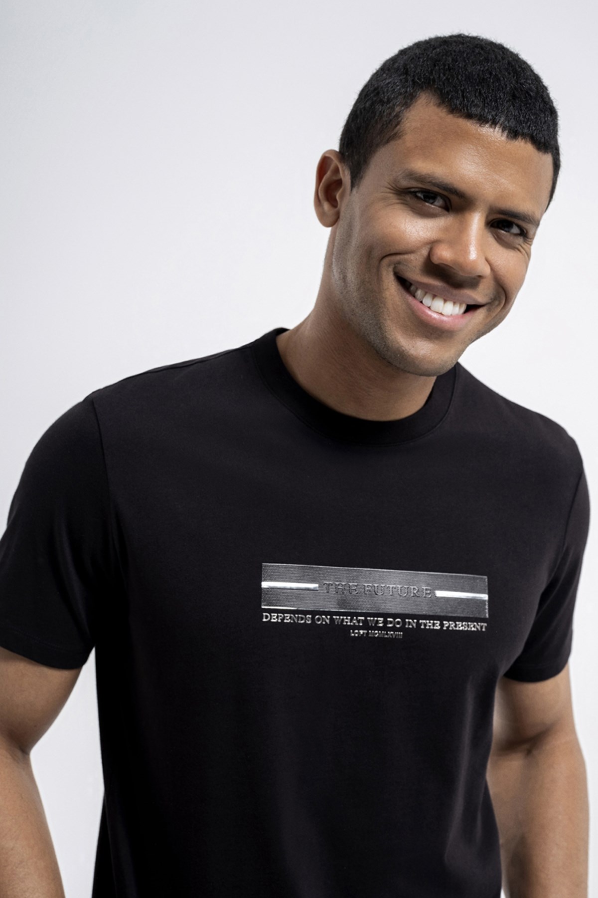 Loft Erkek Tişört LF2034201 Siyah