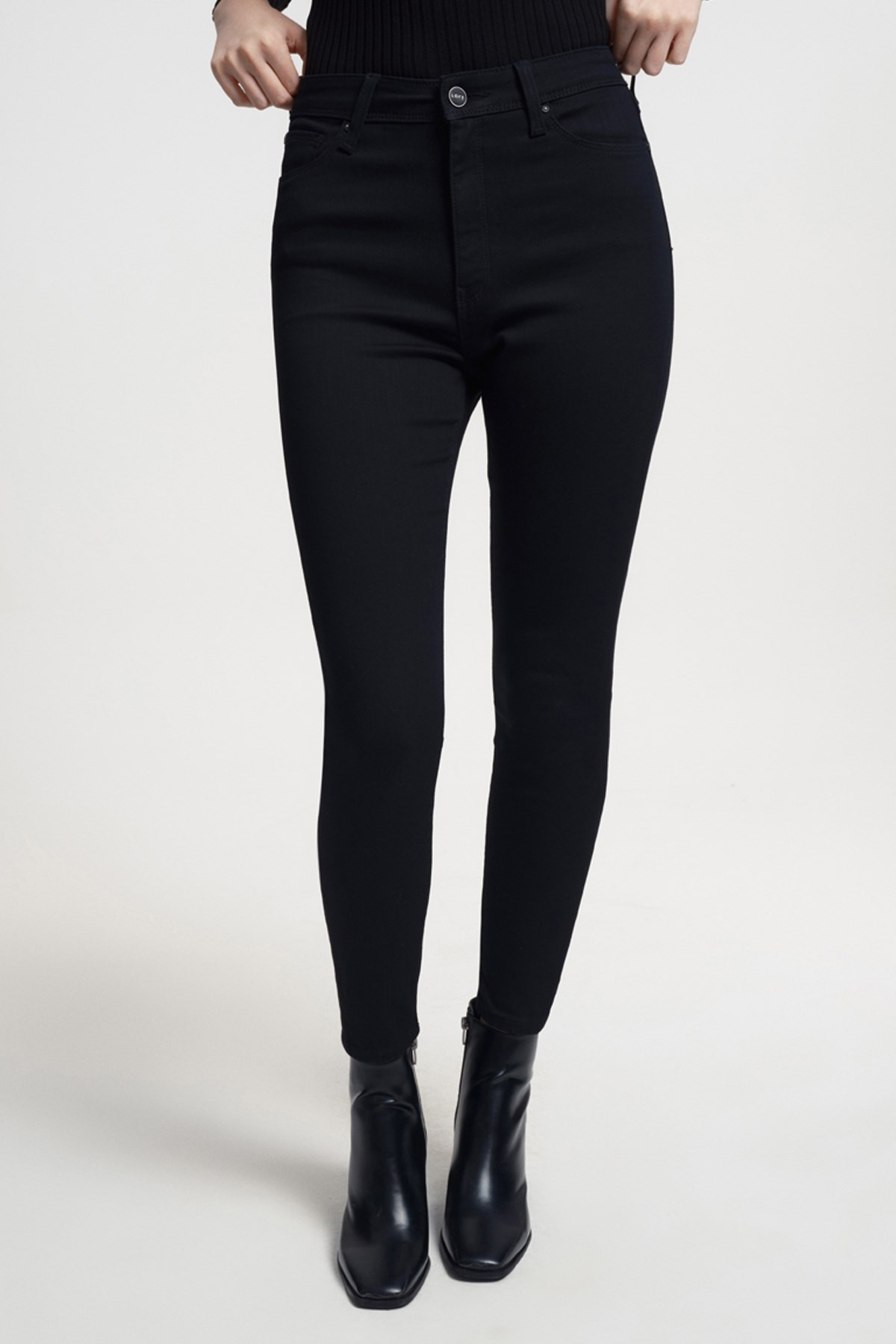 Loft Natalie Skinny Kadın Pantolon LF2034221 Siyah