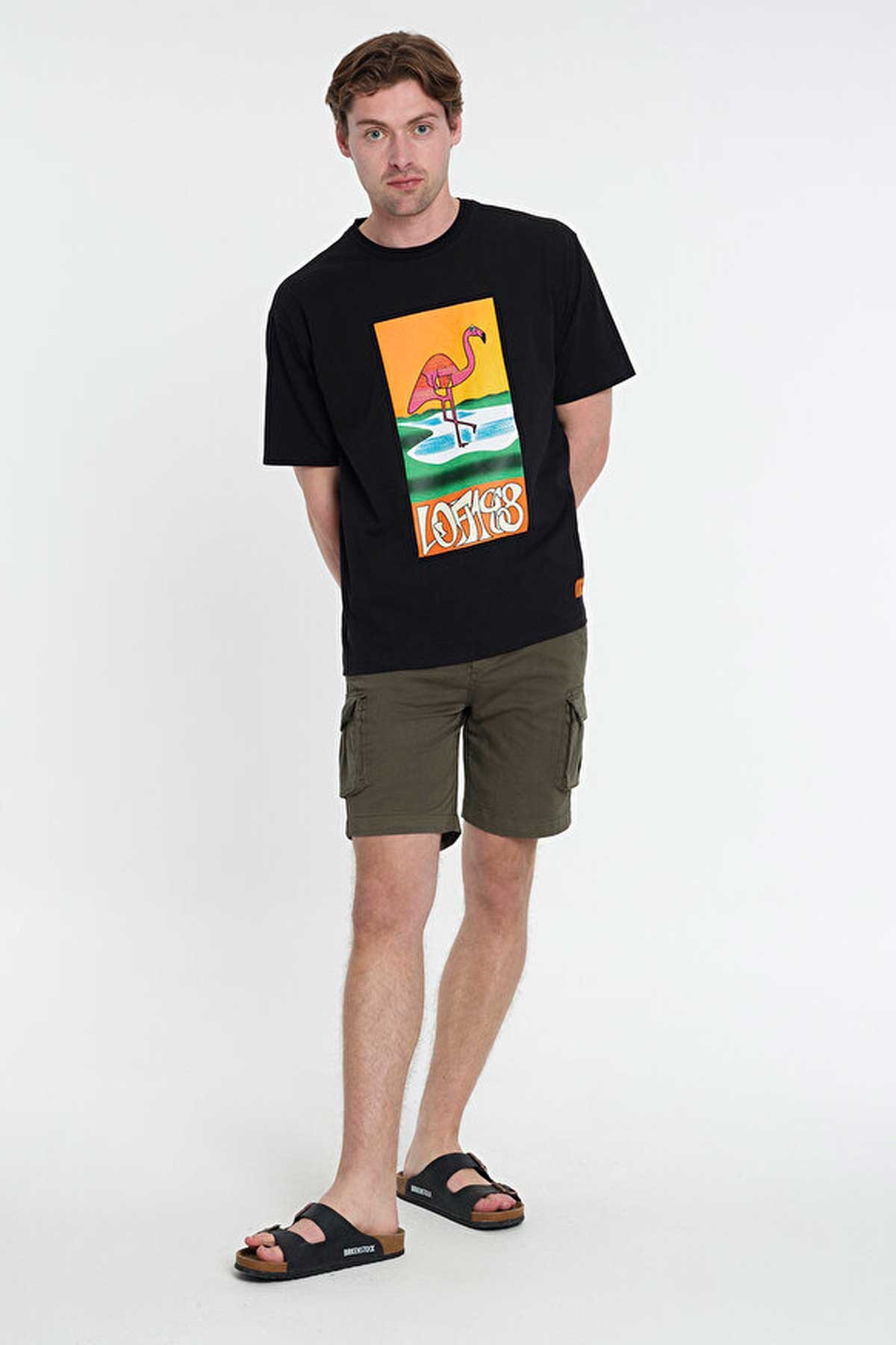 Loft Erkek Tişört LF2034236 Siyah