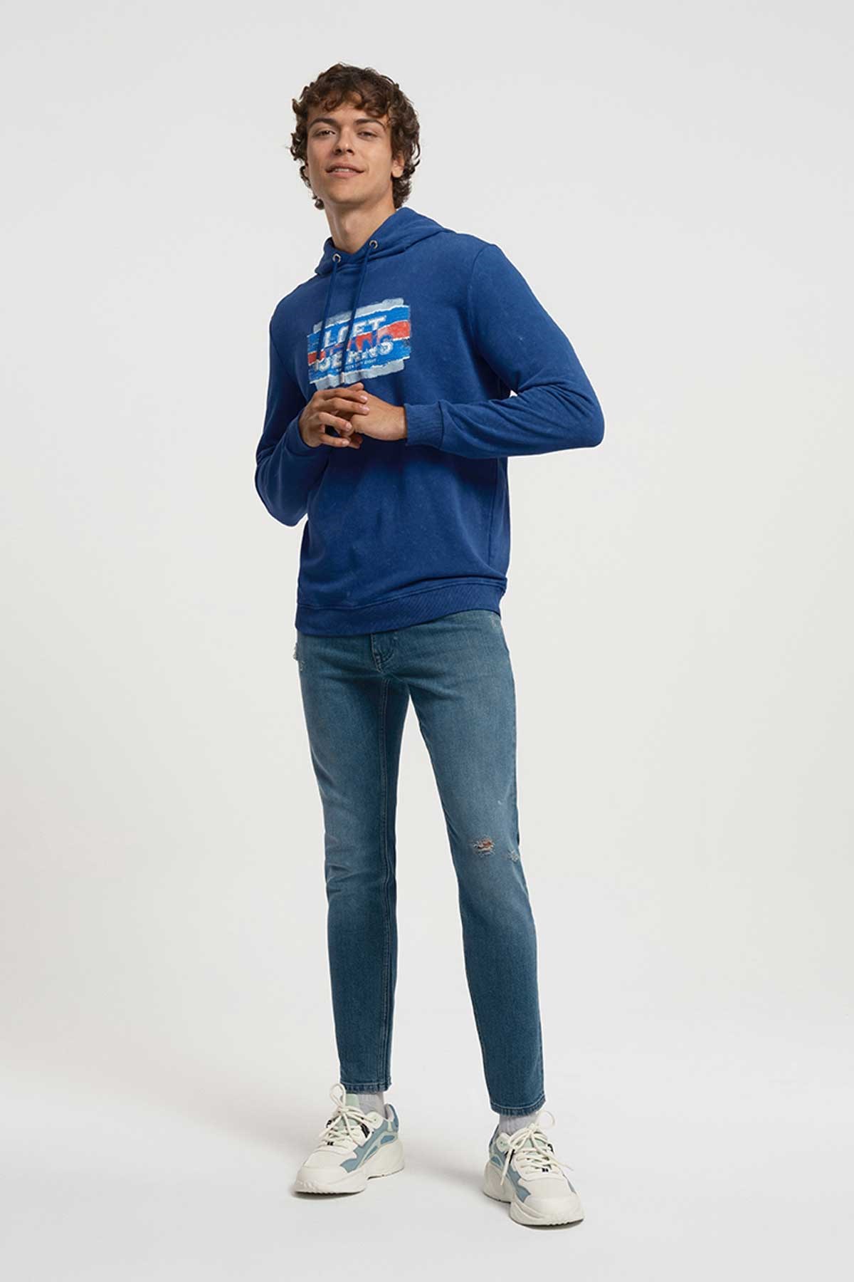 Loft Erkek Sweatshirt LF2034258 Lacivert