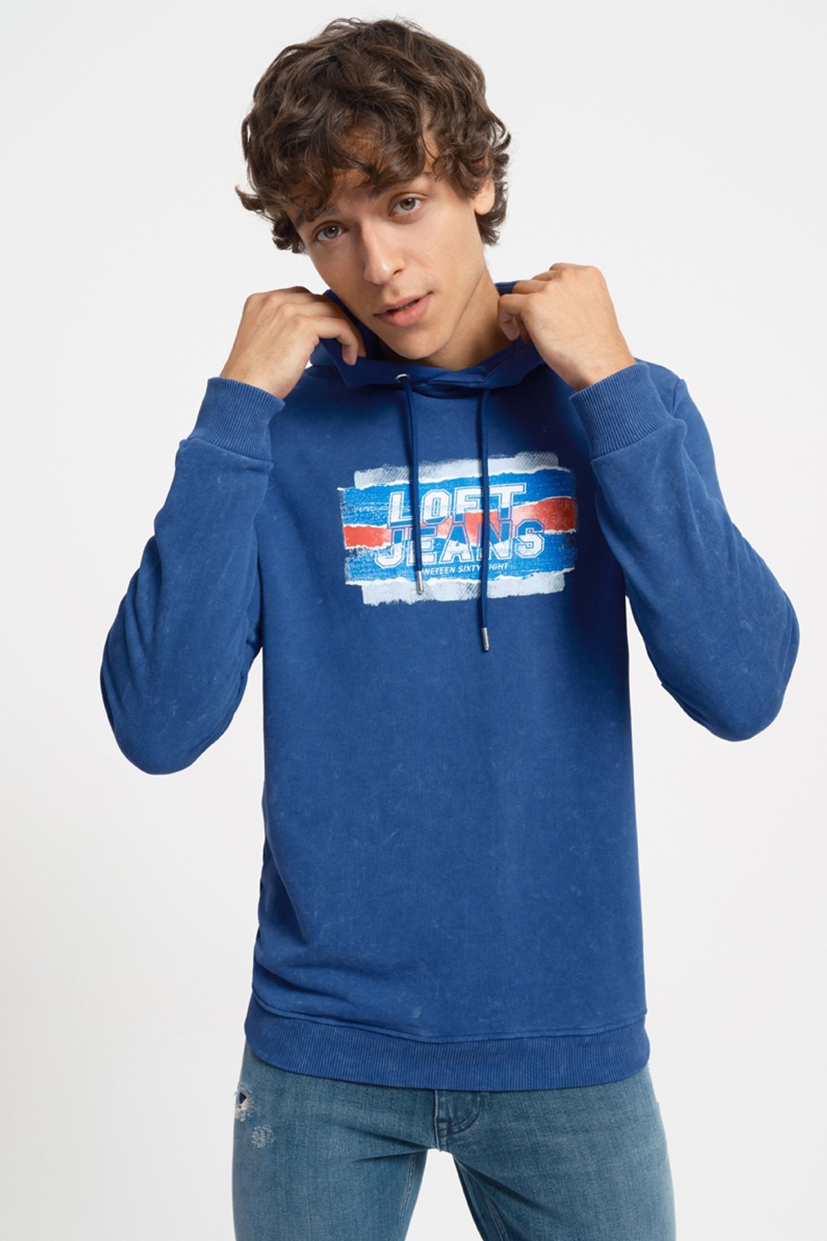 Loft Erkek Sweatshirt LF2034258 Lacivert