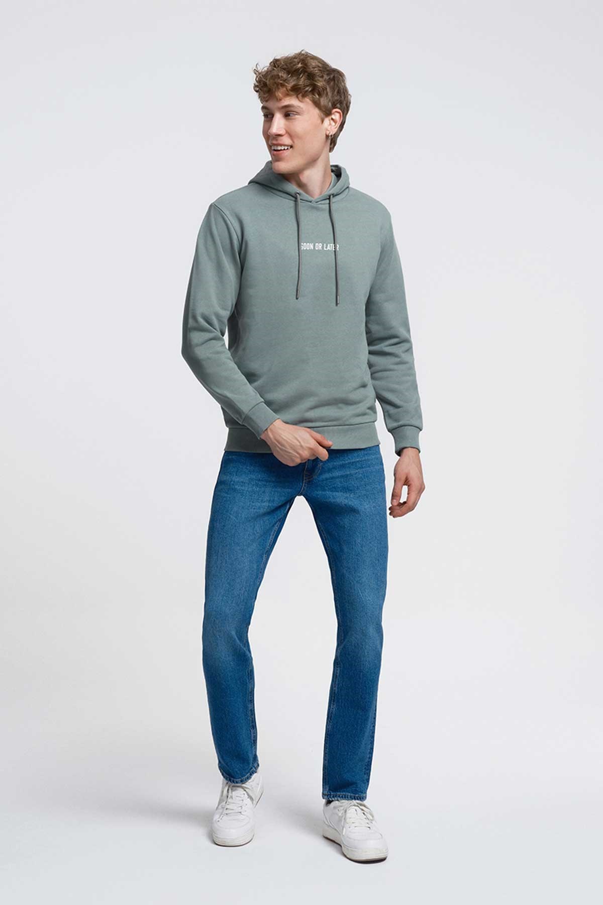 Loft Erkek Sweatshirt LF2034260 Yeşil