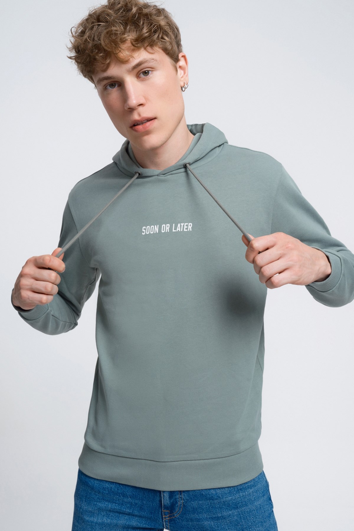 Loft Erkek Sweatshirt LF2034260 Yeşil