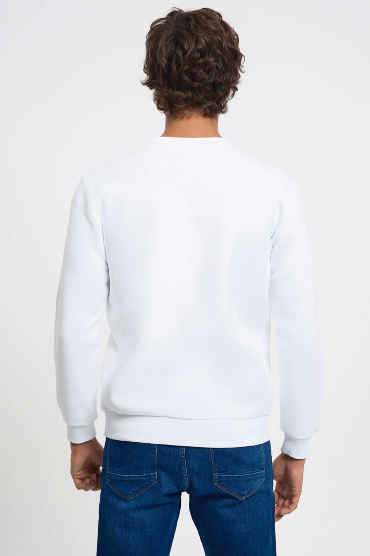 Loft Erkek Sweatshirt LF2034268 Beyaz