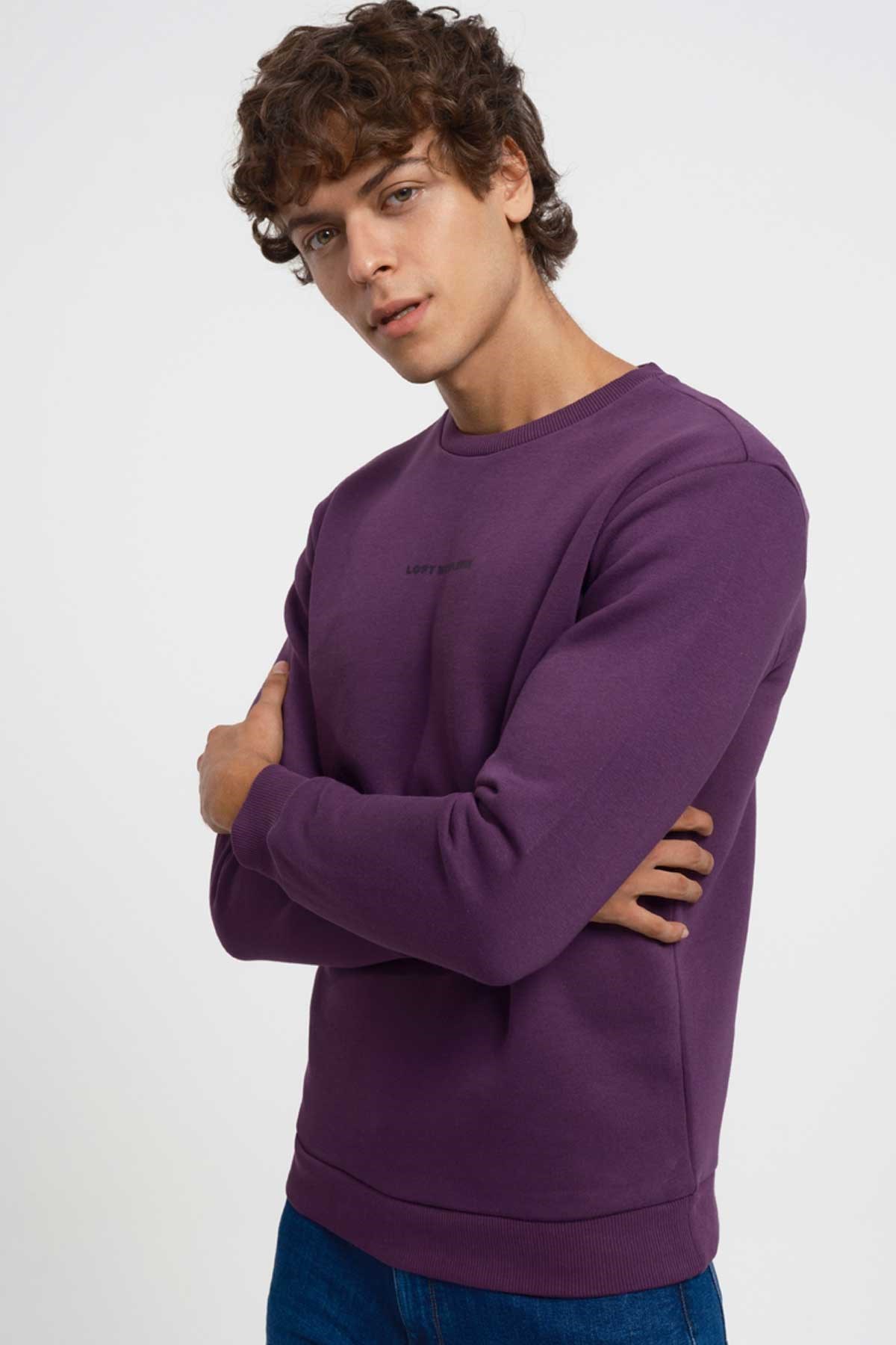 Loft Erkek Sweatshirt LF2034268 Bordo